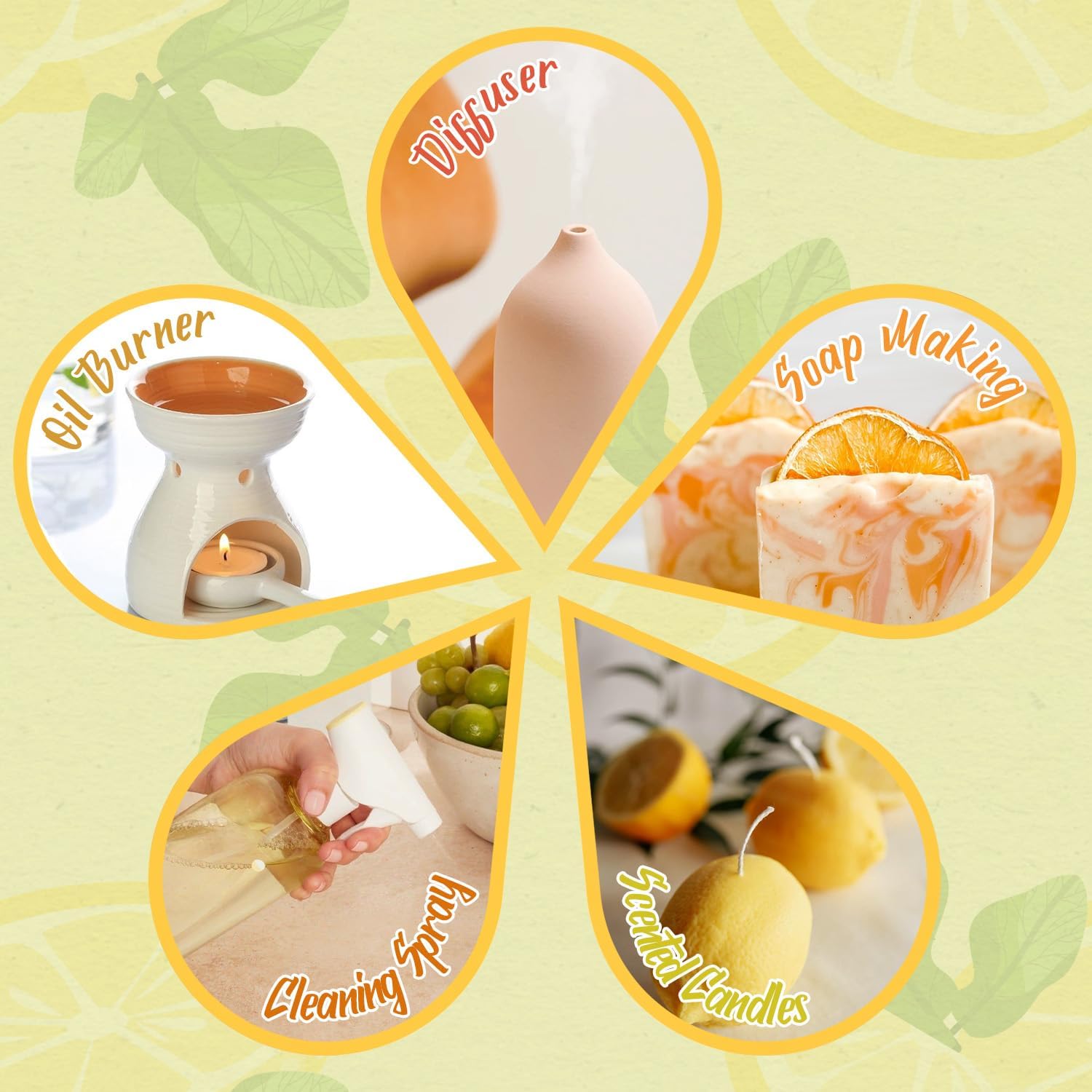 Salking Oli Essenziali Agrumi per Diffusori 6x10ml - immagine 5