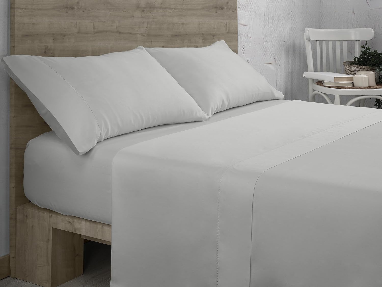 Juego de Sábanas Algodón Orgánico Perla 3 Pezzi