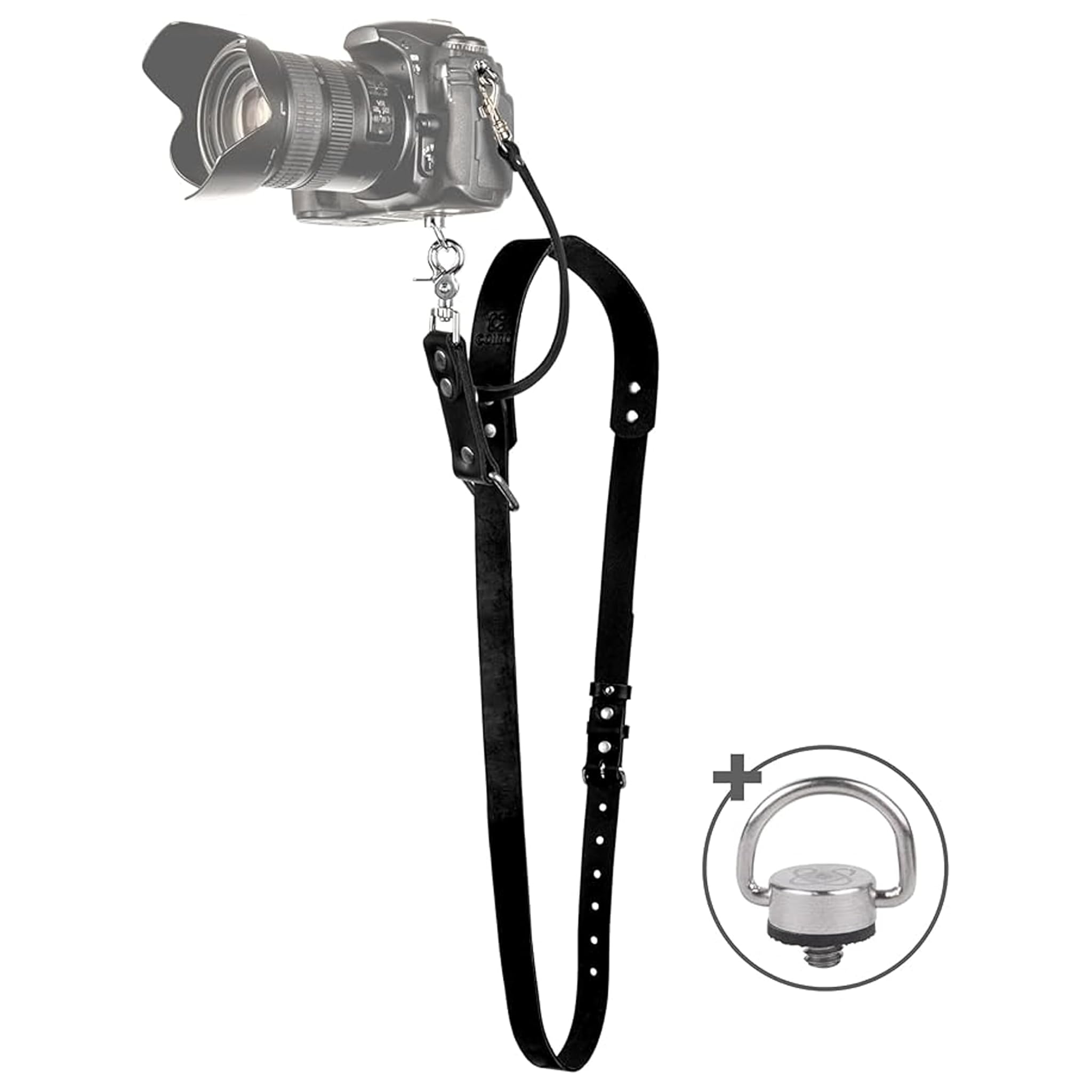 C Coiro Tracolla per Fotocamera in Pelle