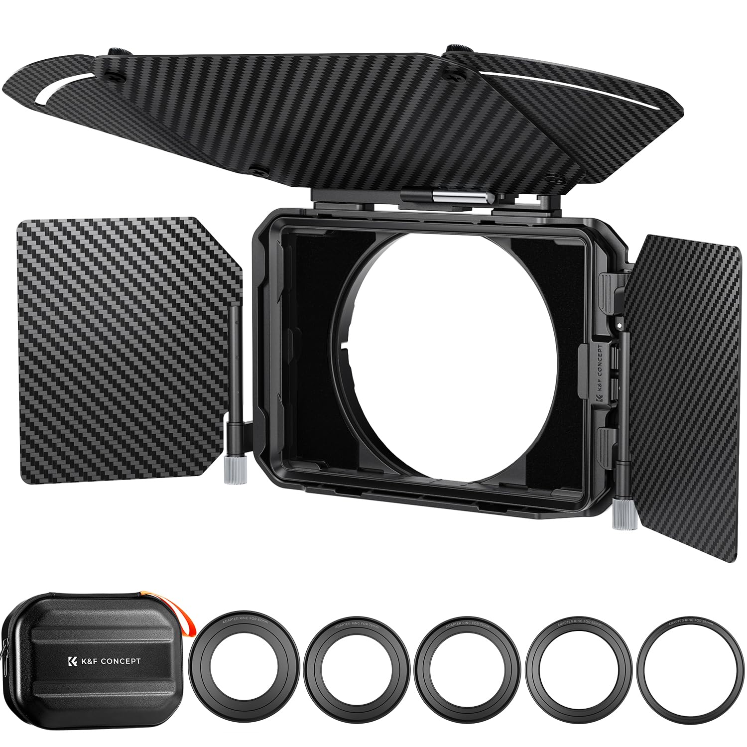 K&F Concept Mini Matte Box con 2 Vassoi Filtro