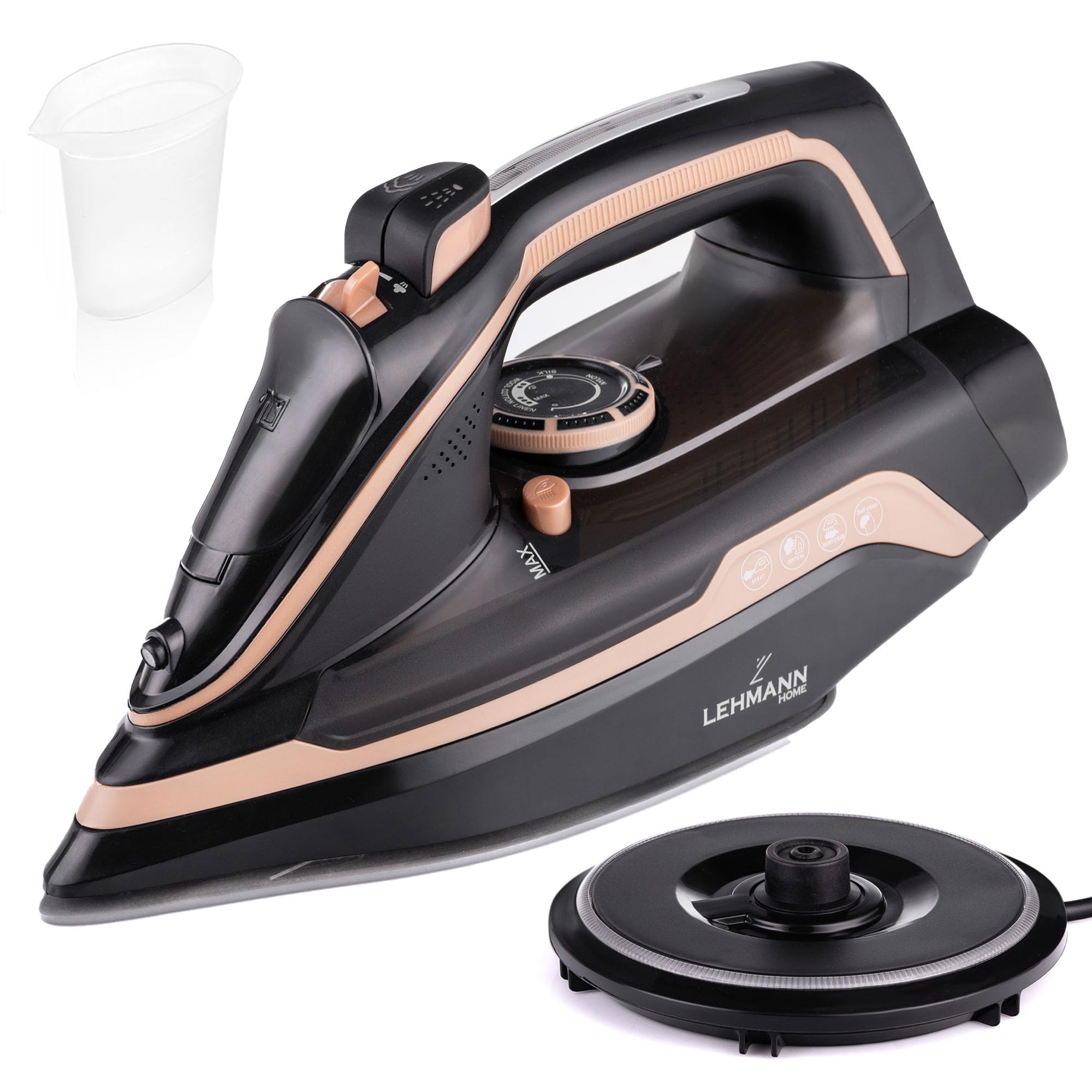 Lehmann Ferro da Stiro a Vapore Senza Filo 3000W