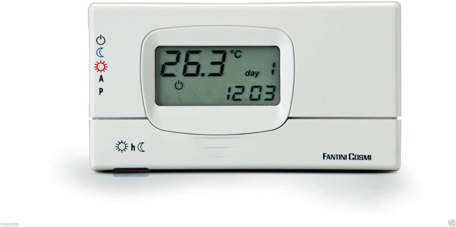 Fantini Cosmi C31 Cronotermostato da Parete, Bianco