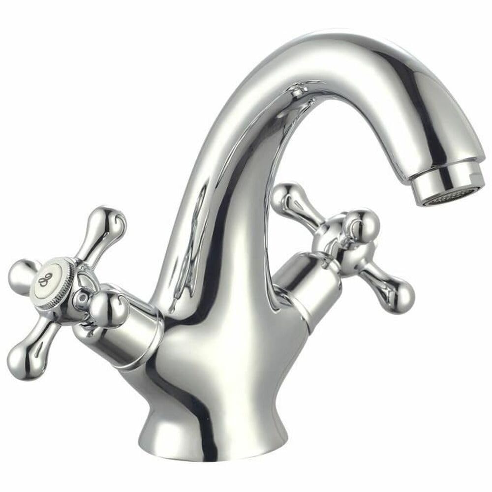 Rousseau 4056674 - Miscelatore Beverley per lavabo, fisso, cromato
