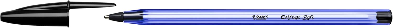 Bic Penne Nere a Sfera Cristal Soft, 50 Pezzi - immagine 2
