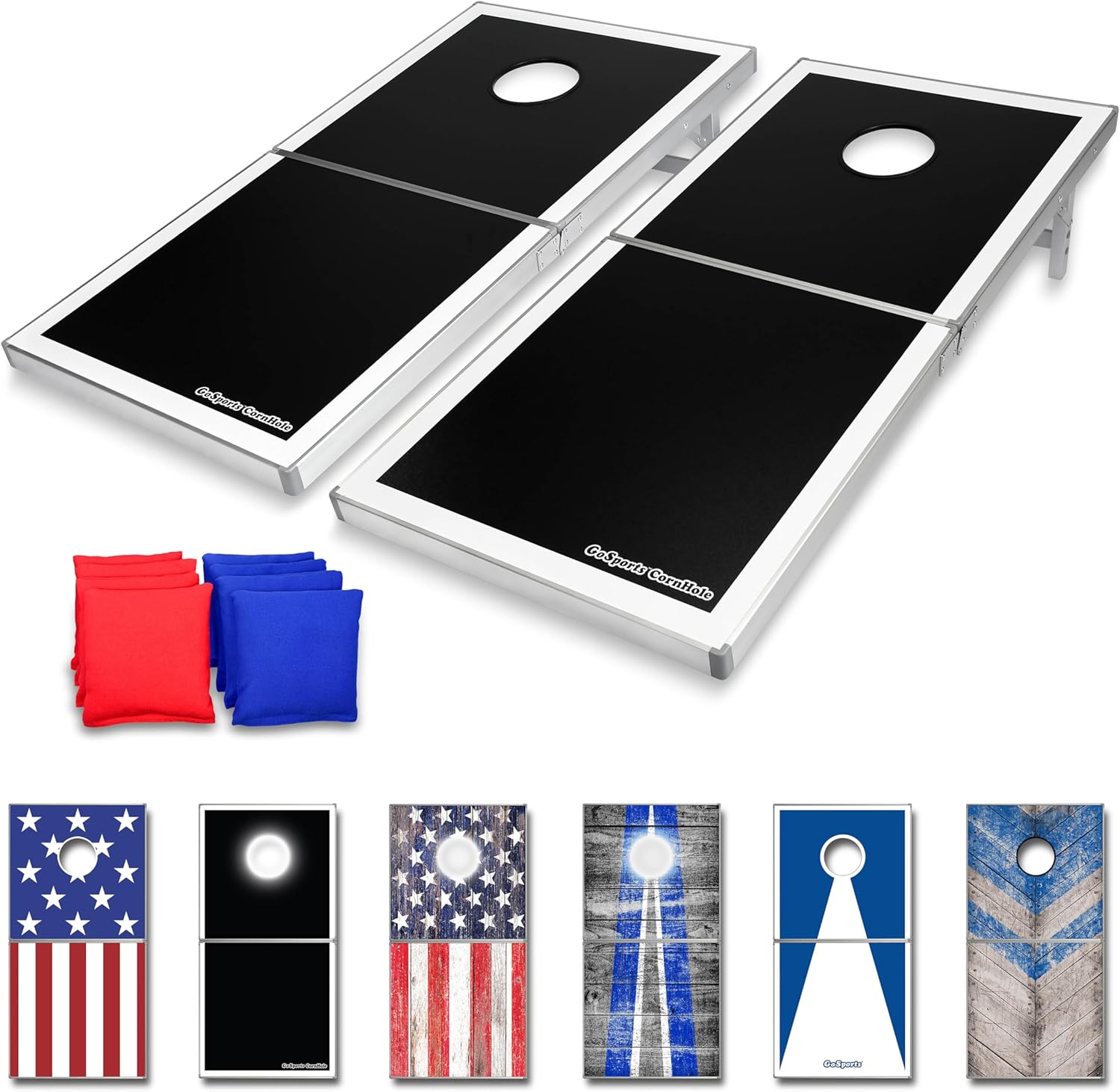GoSports Set Cornhole in Alluminio 1,2 x 0,6 m - immagine 1