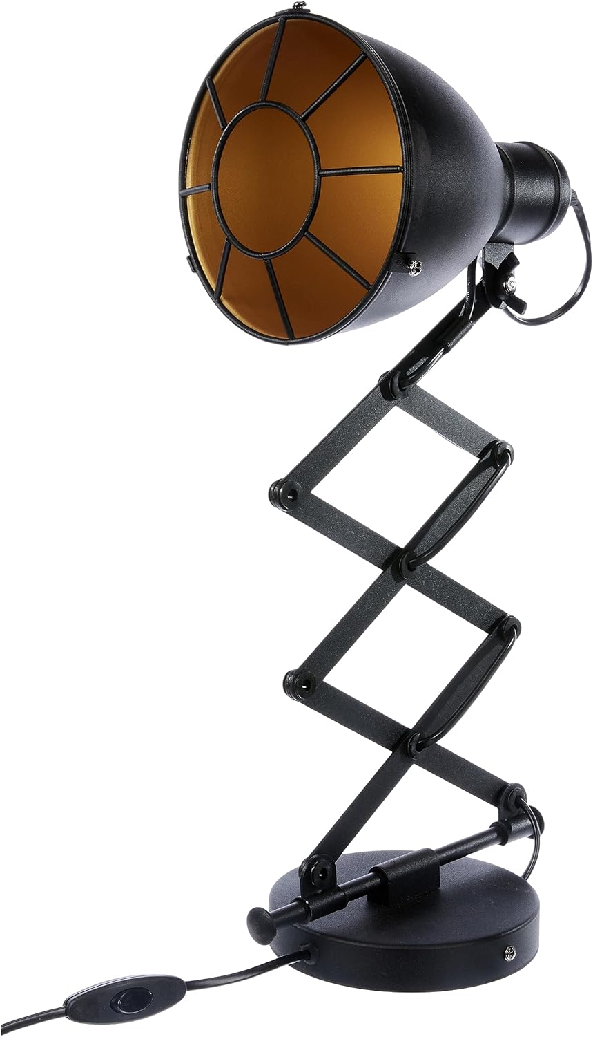 Eglo Lampada da Parete, Nero/Oro - immagine 1