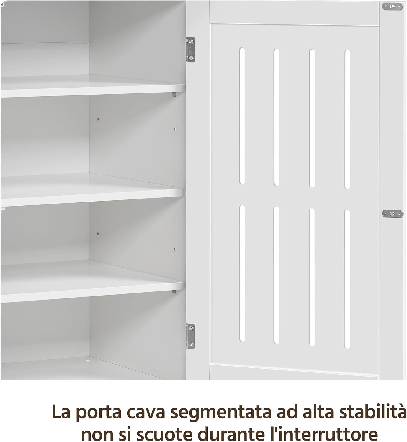 Yaheetech Scarpiera Mobile con Cassetto Bianco - immagine 5