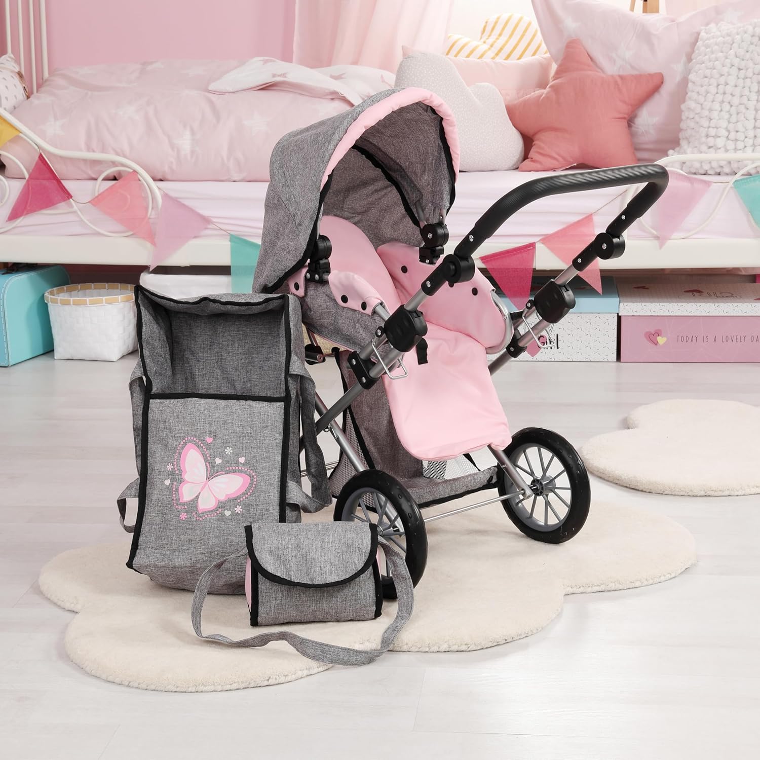 Bayer Design 13633AA Carrozzina per Bambole City Star - immagine 4