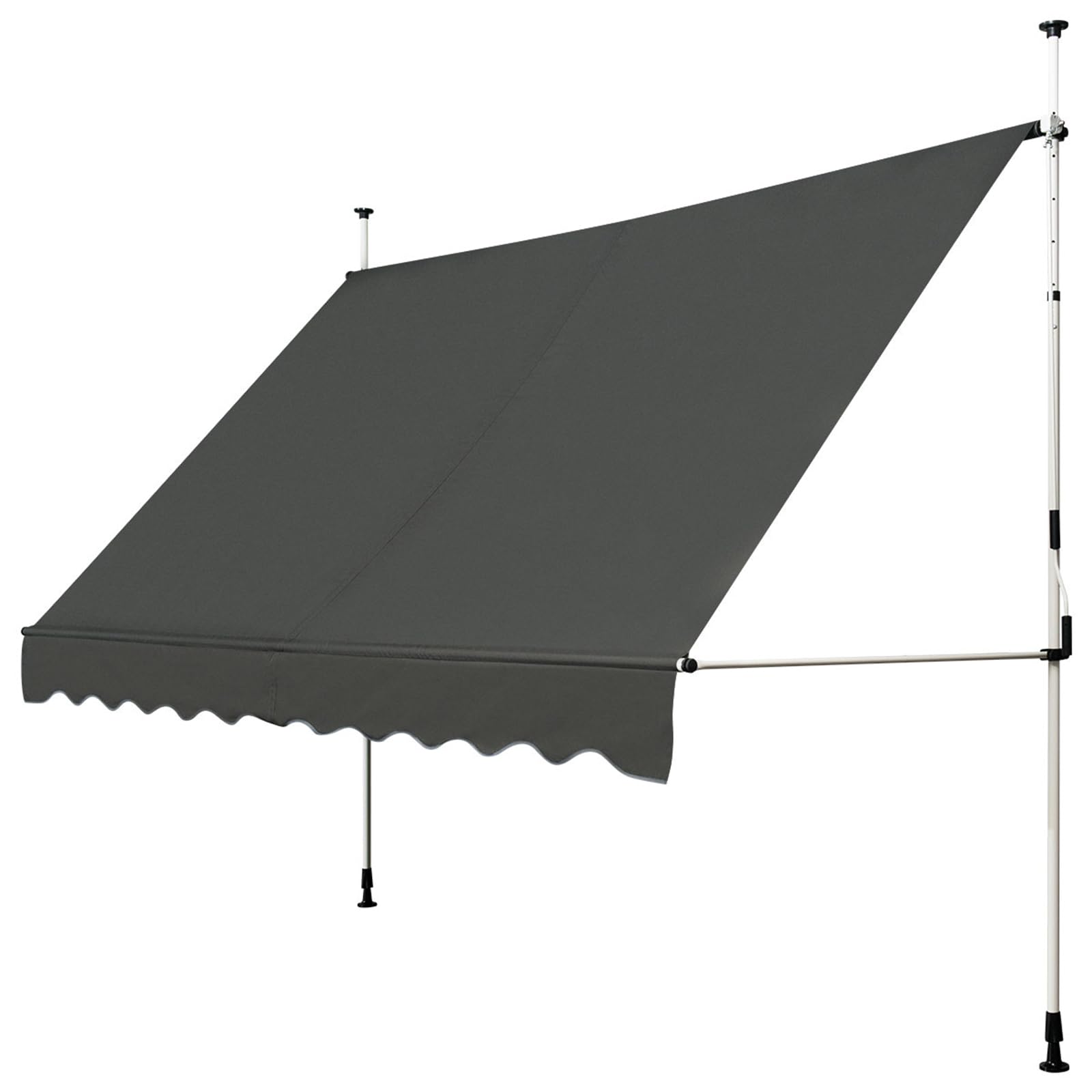 Fantask Tenda da Sole a Morsetto 300cm, Grigio