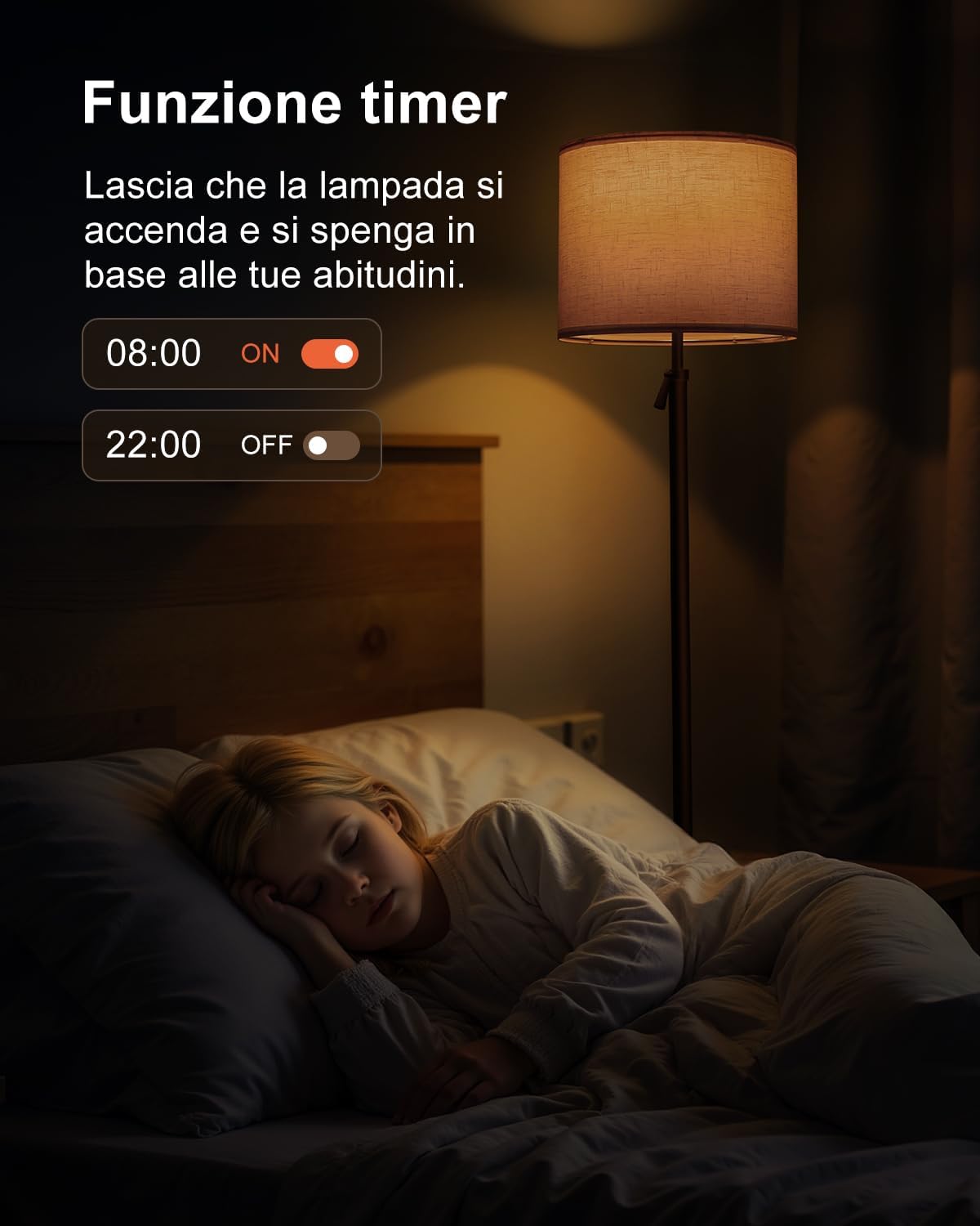 DUSKTEC Lampada da Terra RGB Smart Compatibile Alexa - immagine 6