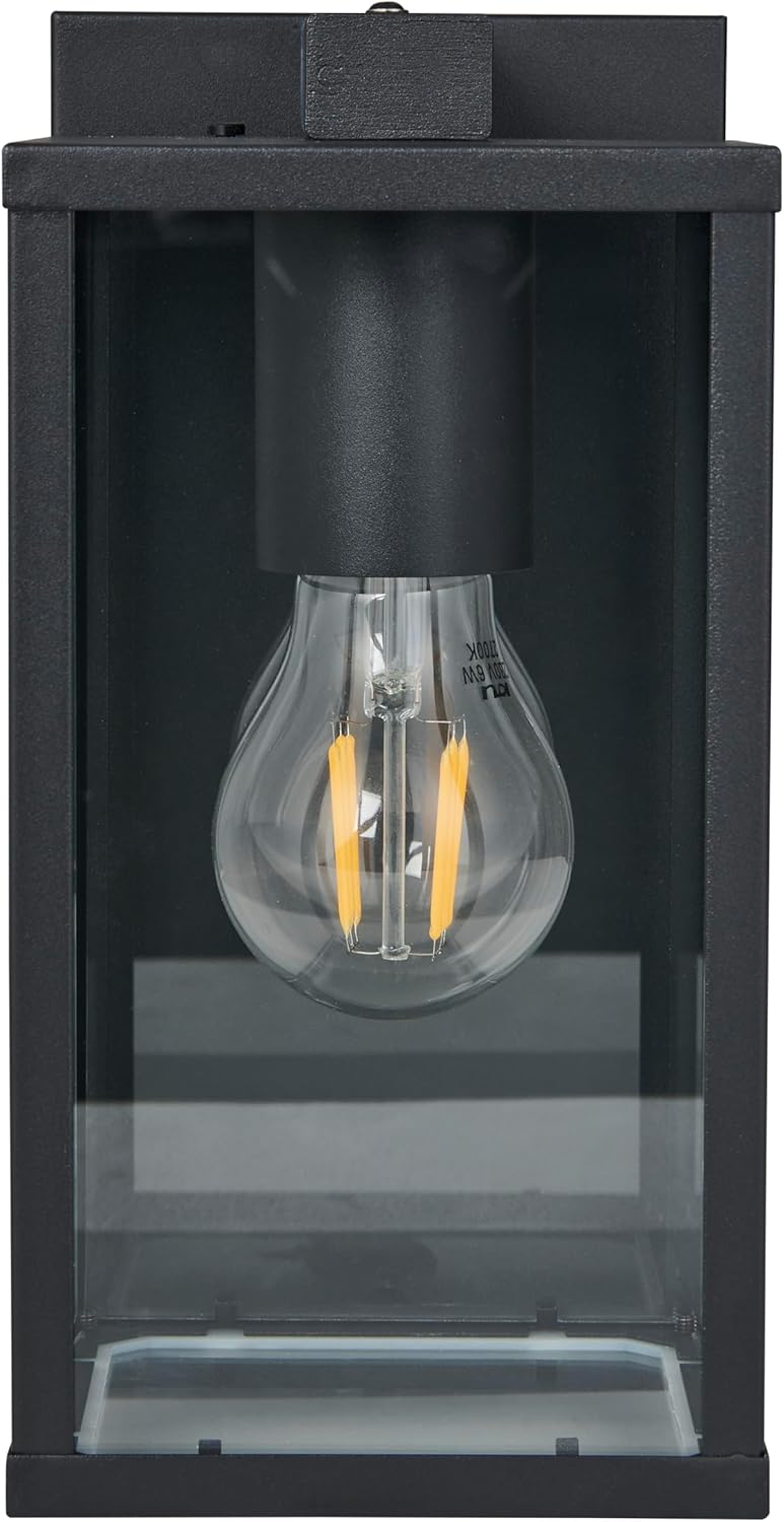 Eglo Budrone Lampada da Parete per Esterni E27, Nera - immagine 2