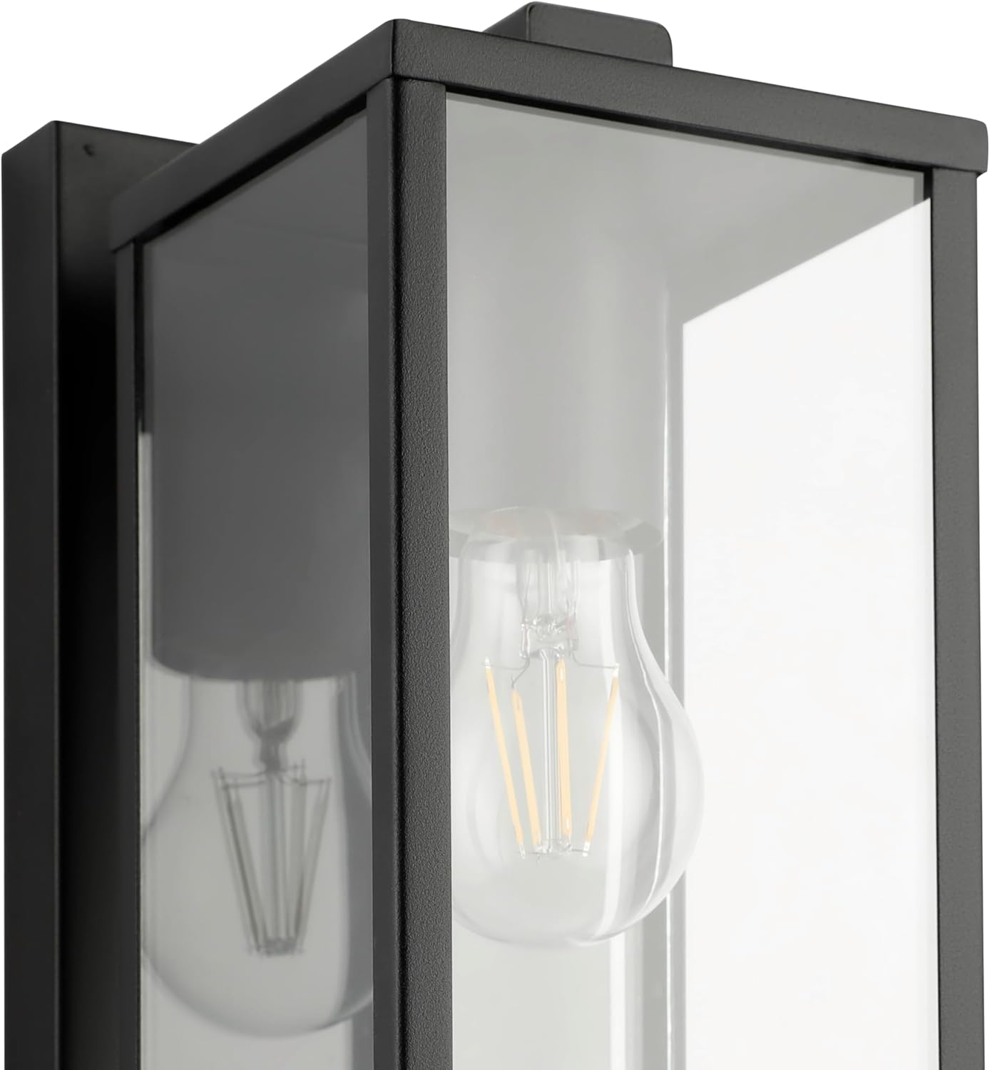 Eglo Budrone Lampada da Parete per Esterni E27, Nera - immagine 5