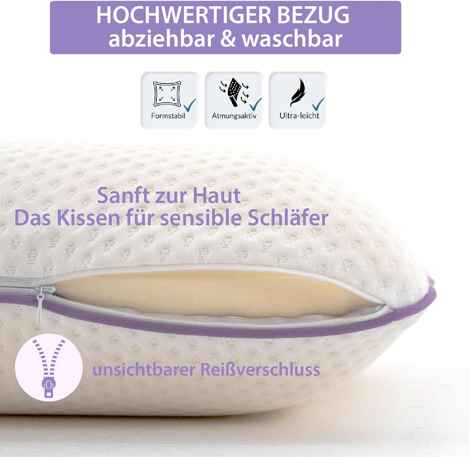 Cuscino Cervicale Comfort Sweet Soft Memory Foam - immagine 4