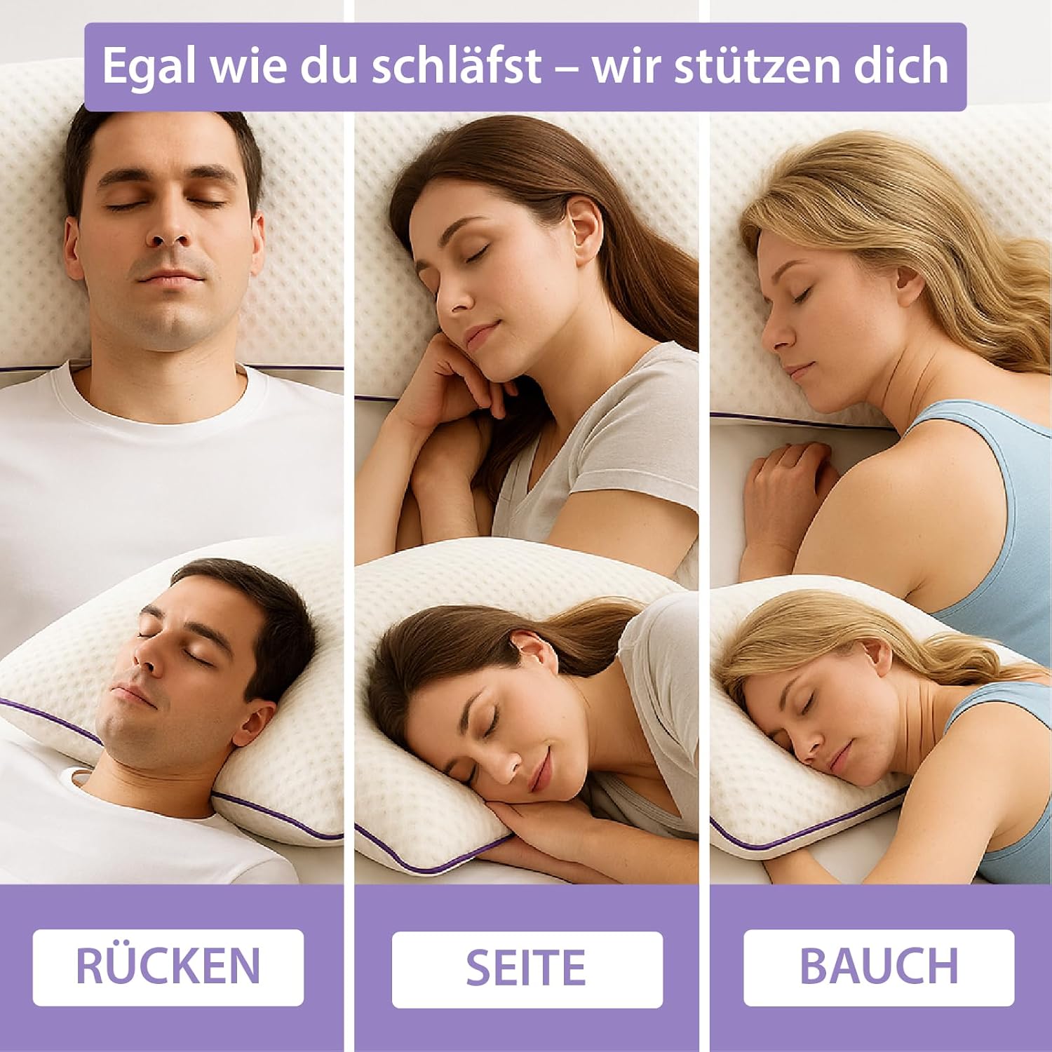 Cuscino Cervicale Comfort Sweet Soft Memory Foam - immagine 5