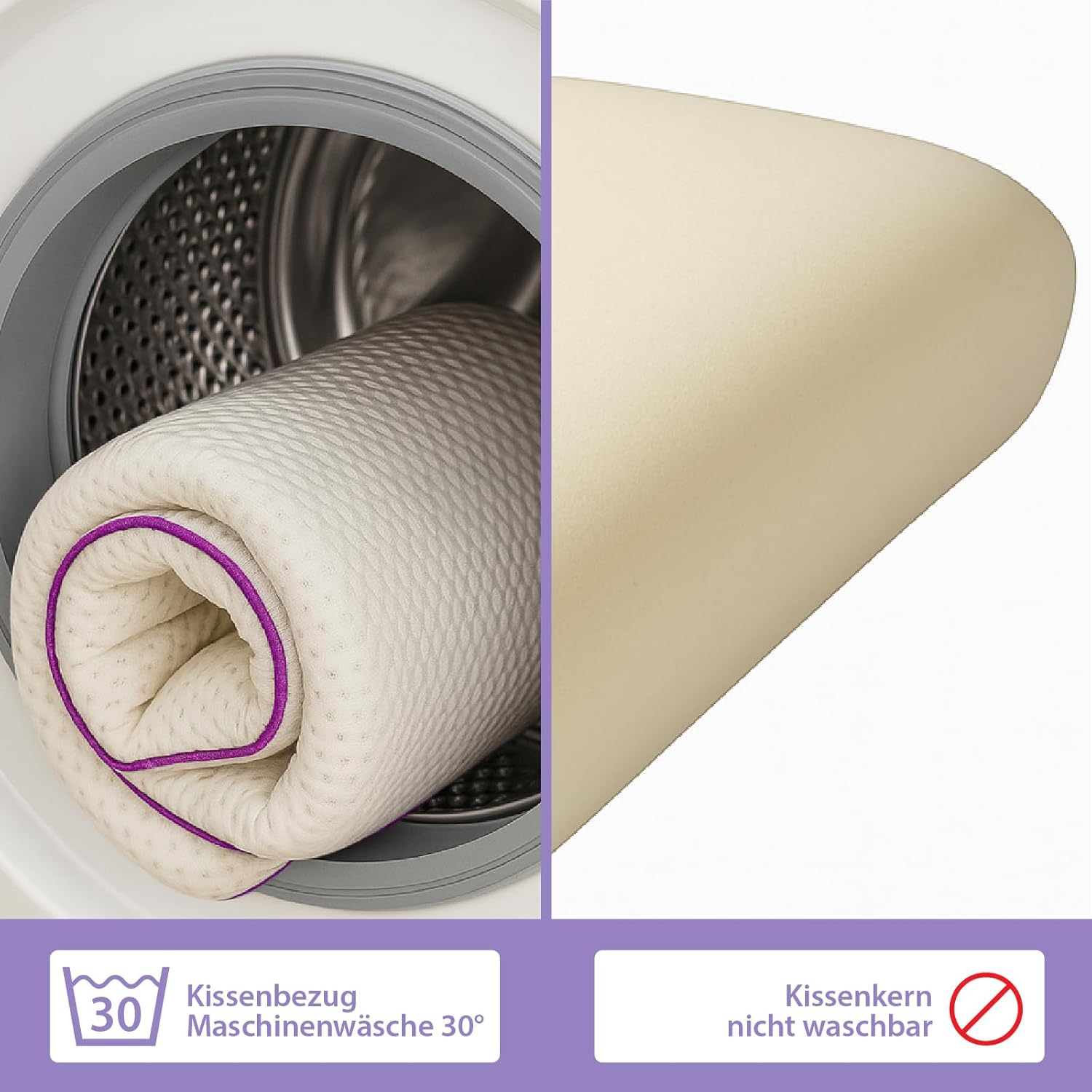 Cuscino Cervicale Comfort Sweet Soft Memory Foam - immagine 7