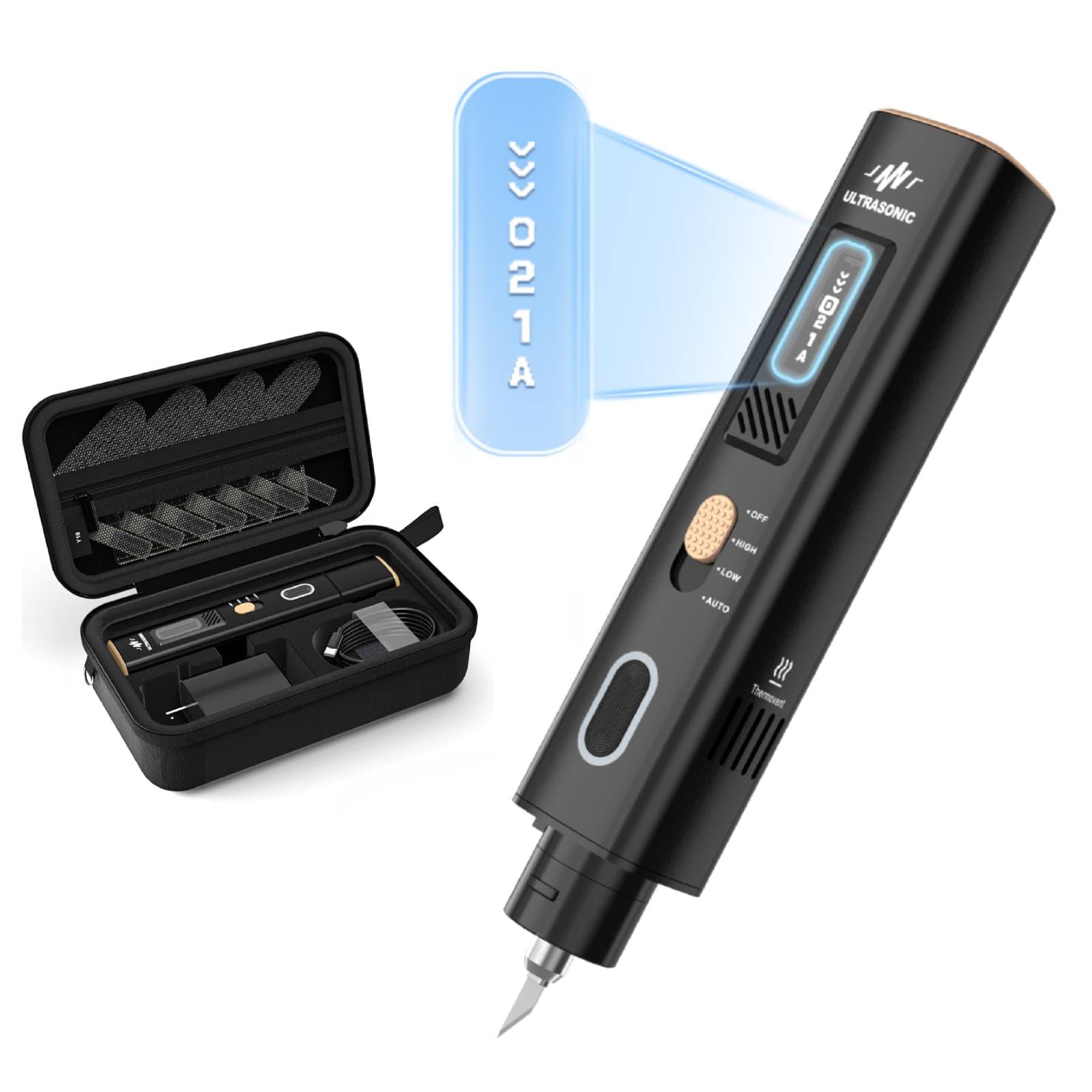 Taglierina a Ultrasuoni a Mano 40 Khz con 40 Lame