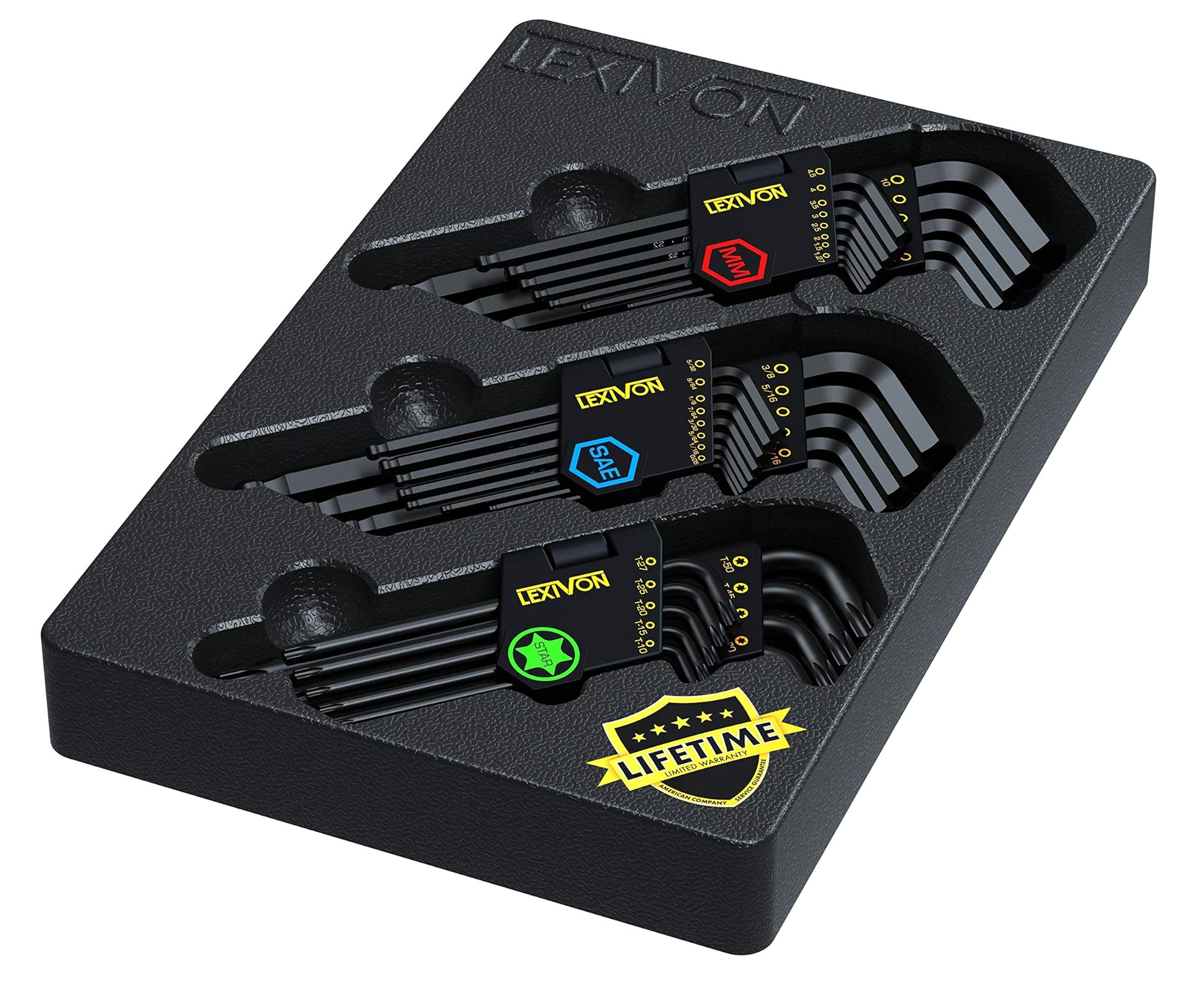 Lexivon Set Master Chiavi a Brugola 35 Pezzi