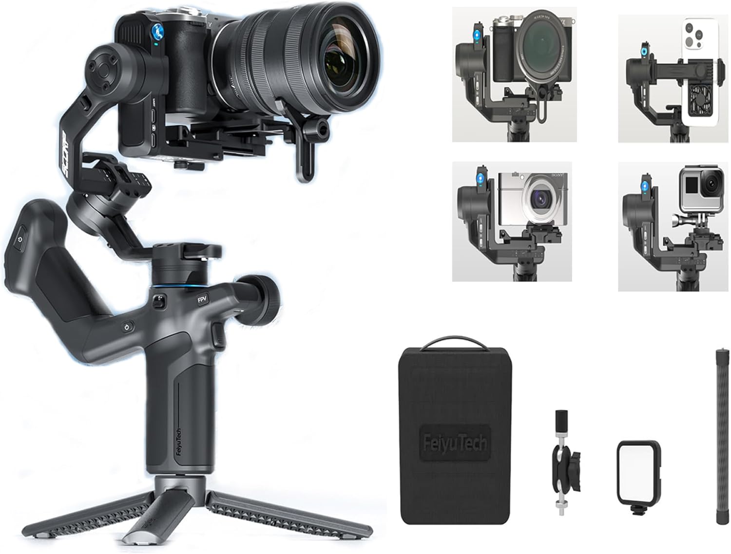 Feiyutech SCORP Mini 3 Pro Kit Stabilizzatore 3 Assi - immagine 1