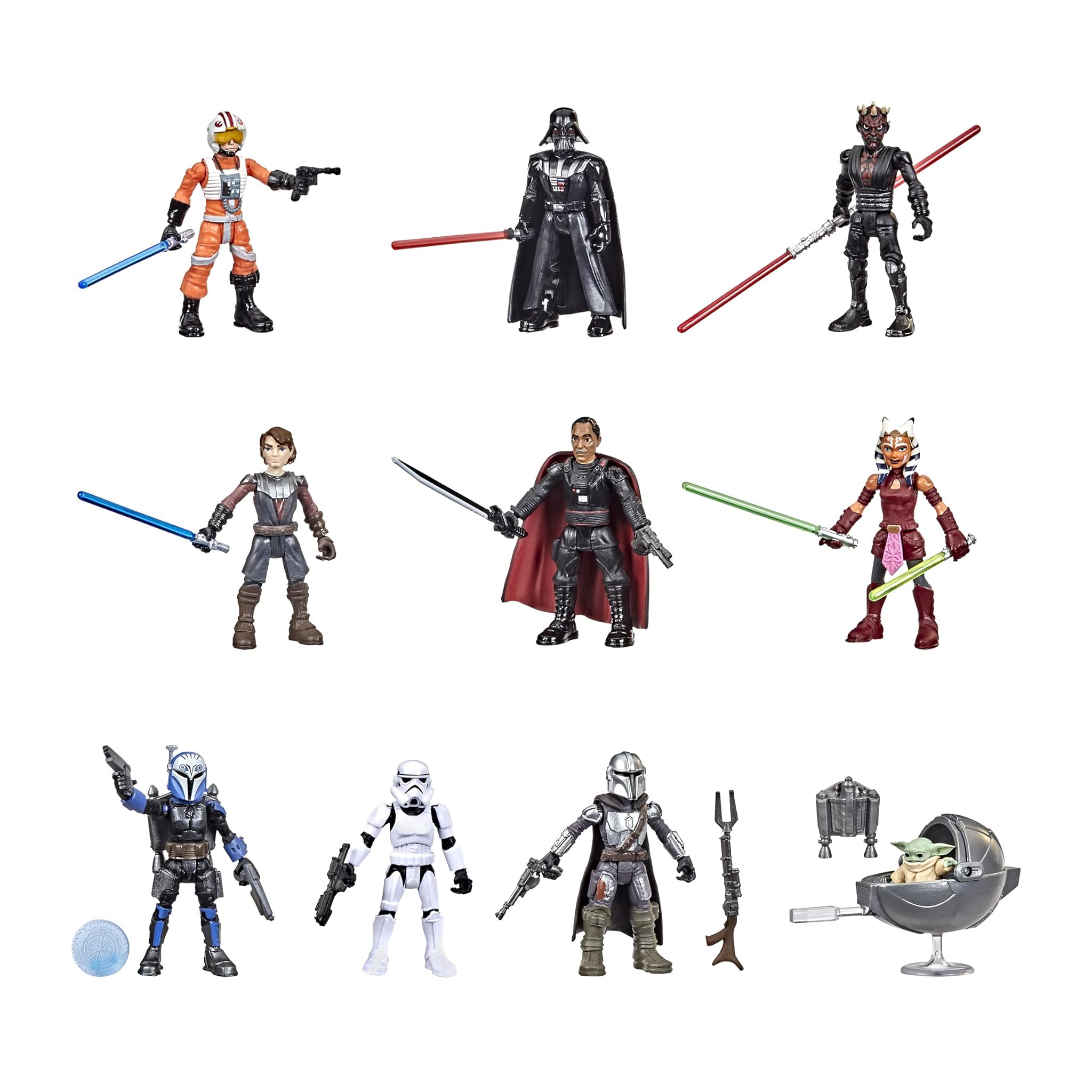 Star Wars Mission Fleet - Set 10 Personaggi 6cm