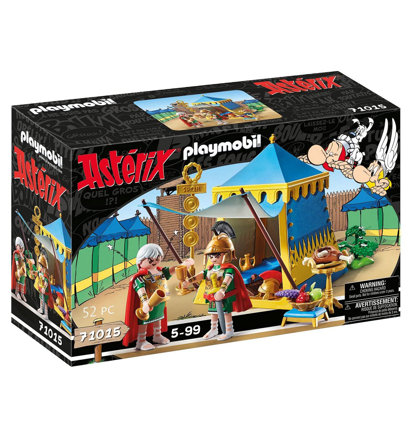 Playmobil Asterix 71015 Tenda del Capo con Generali