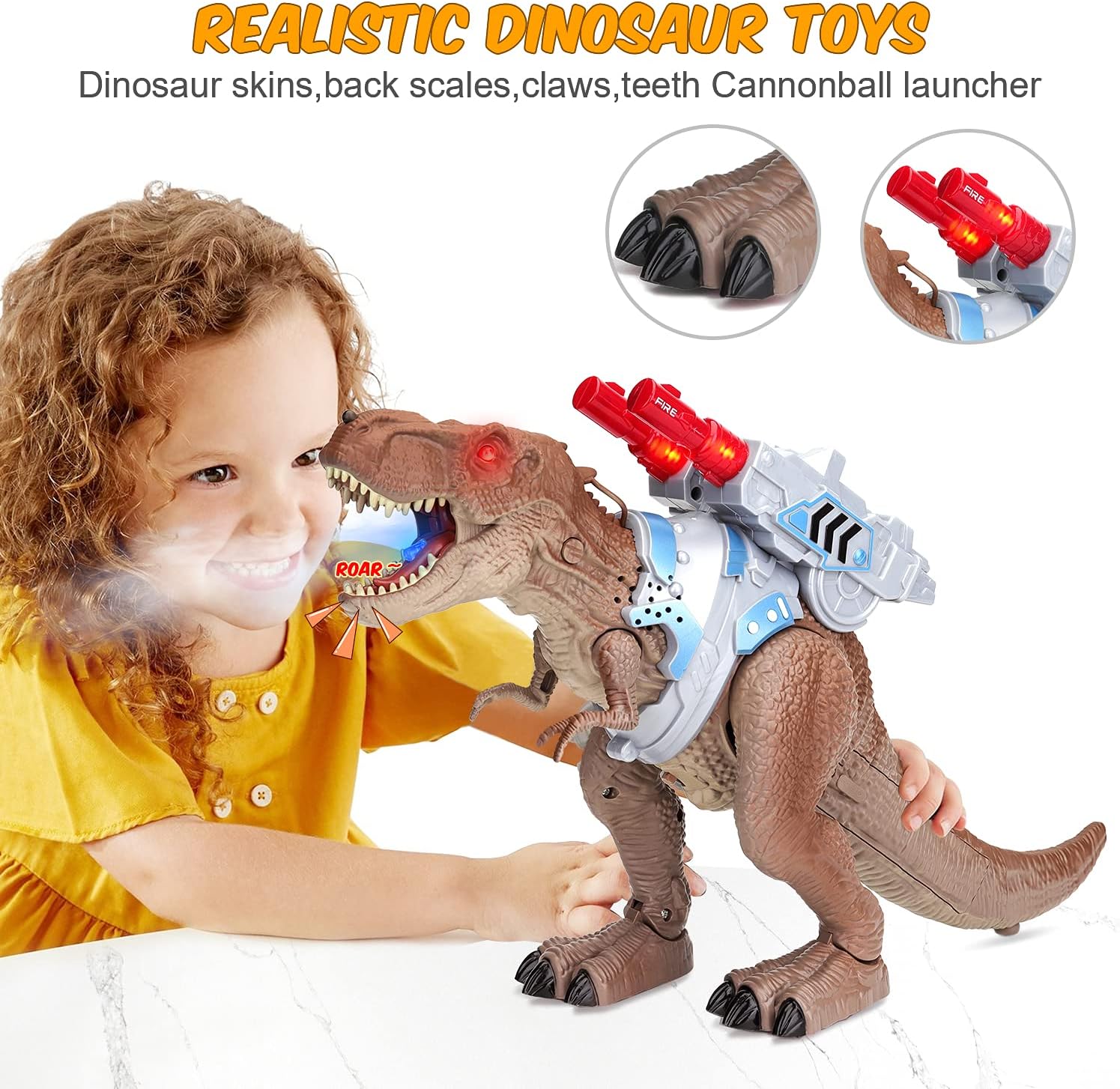 Smalody Dinosauro Telecomandato Giocattolo T-Rex - immagine 2