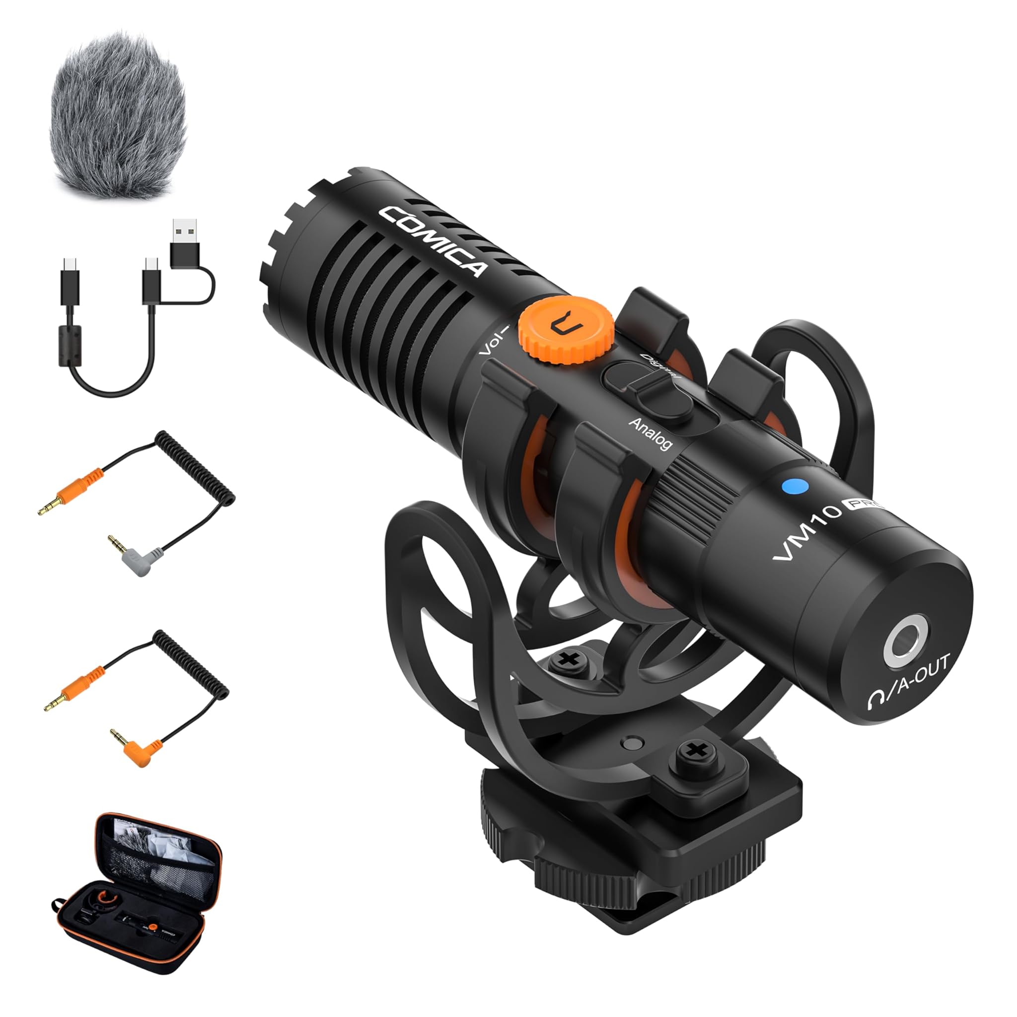 Comica VM10 PRO Microfono Shotgun Cardioide per Video