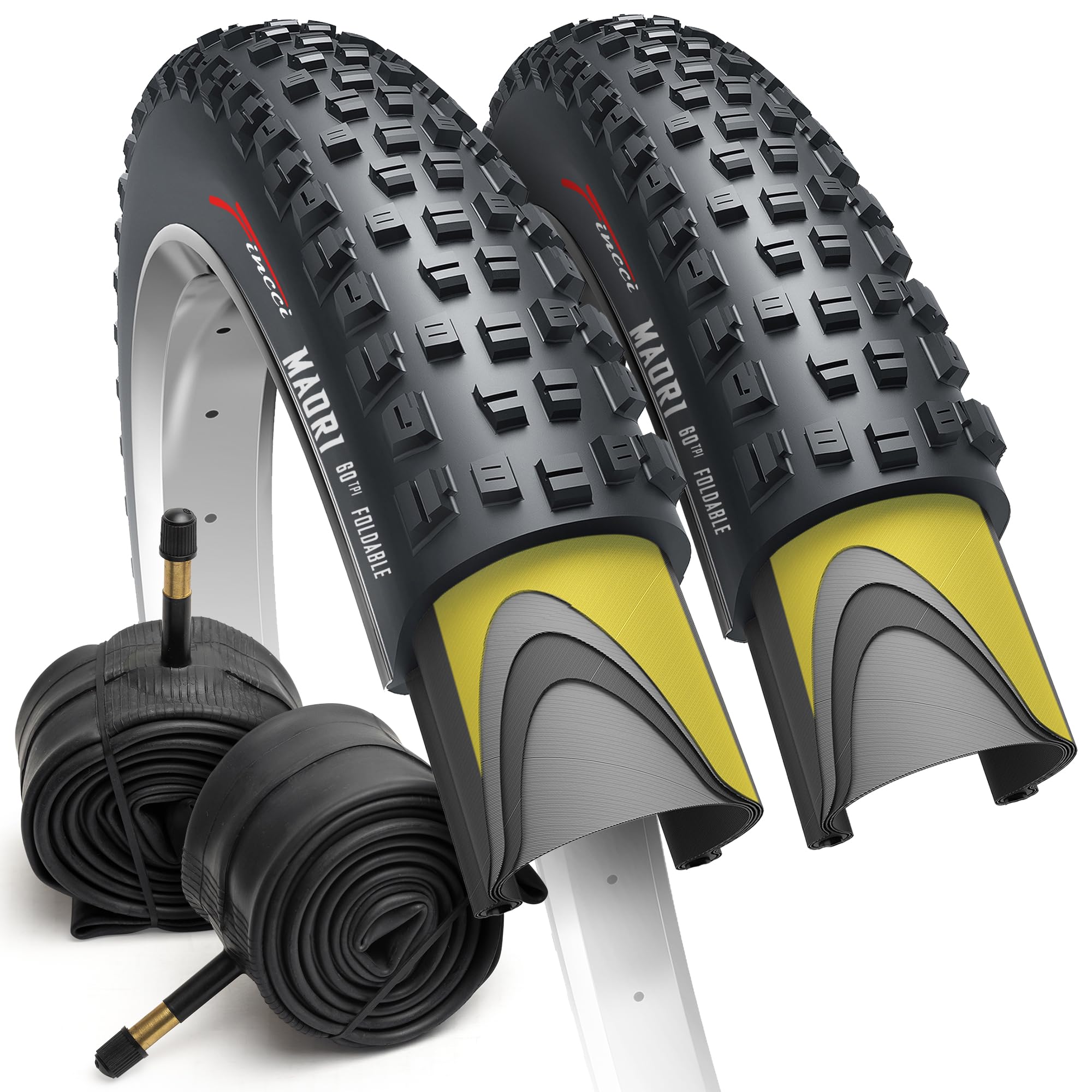 Fincci Bici Copertoni MTB 29 x 2.25 Pieghevoli