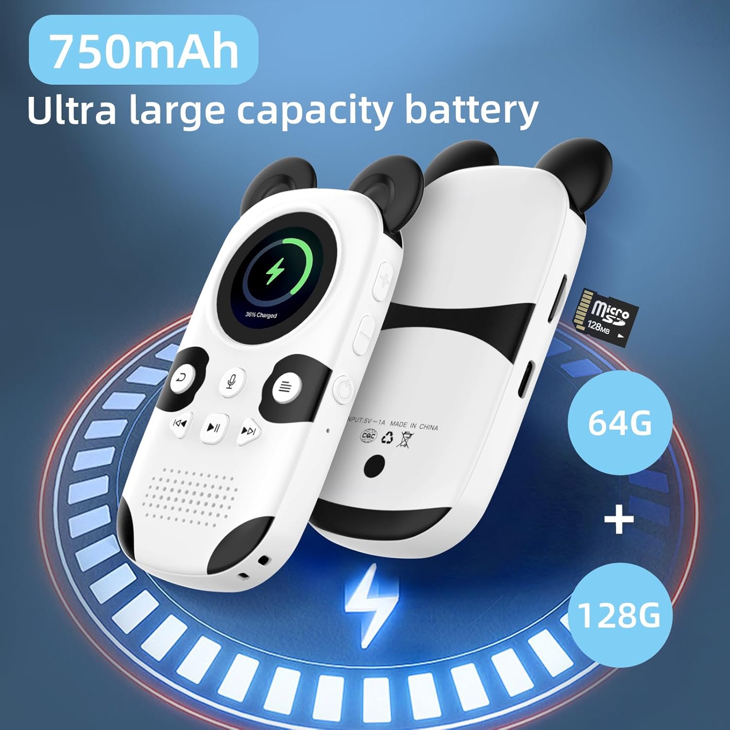 Lettore MP3 64GB Bluetooth 5.3 per Bambini - immagine 4