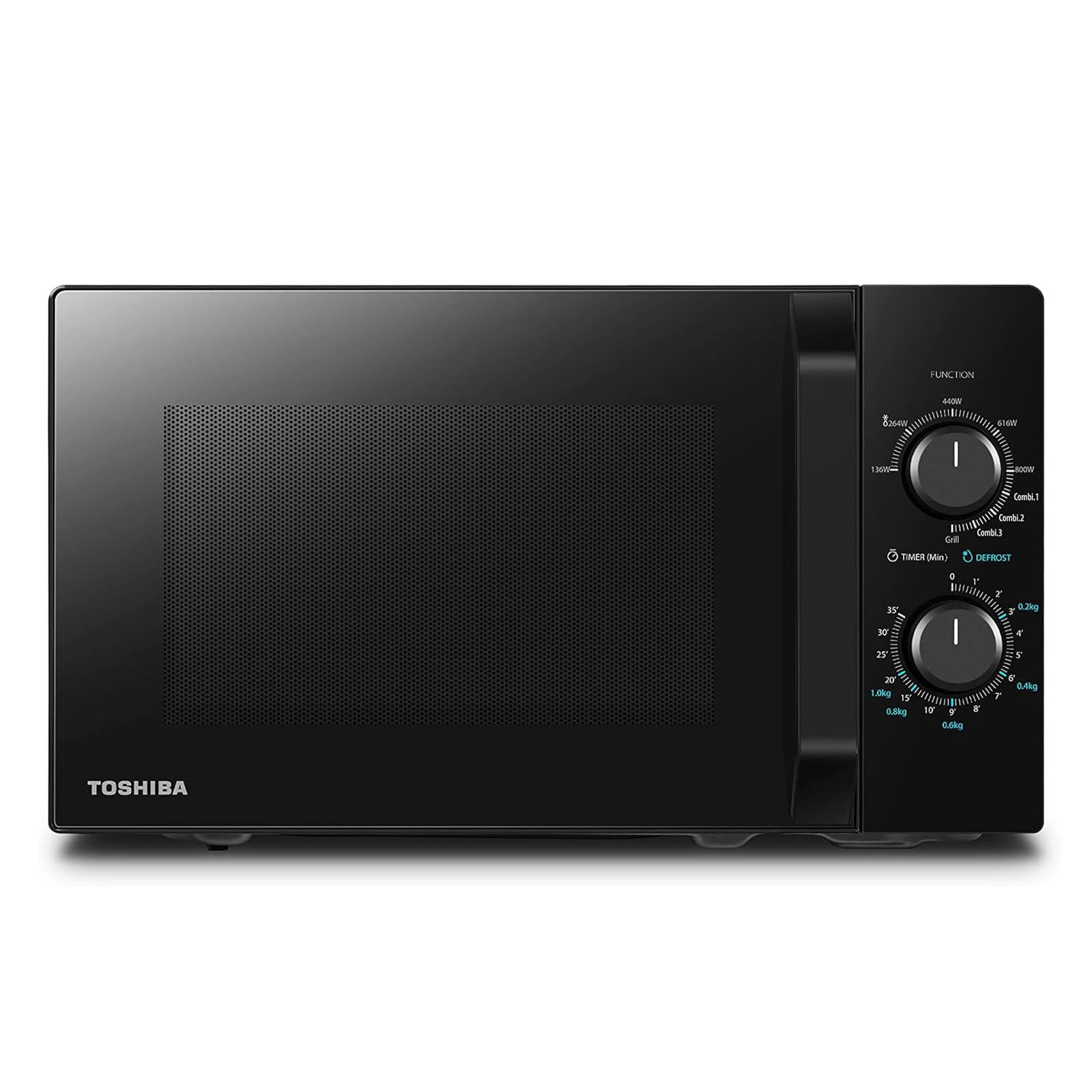 Toshiba MW2-MG20PF(BK)/GE Forno Microonde 800W, Nero