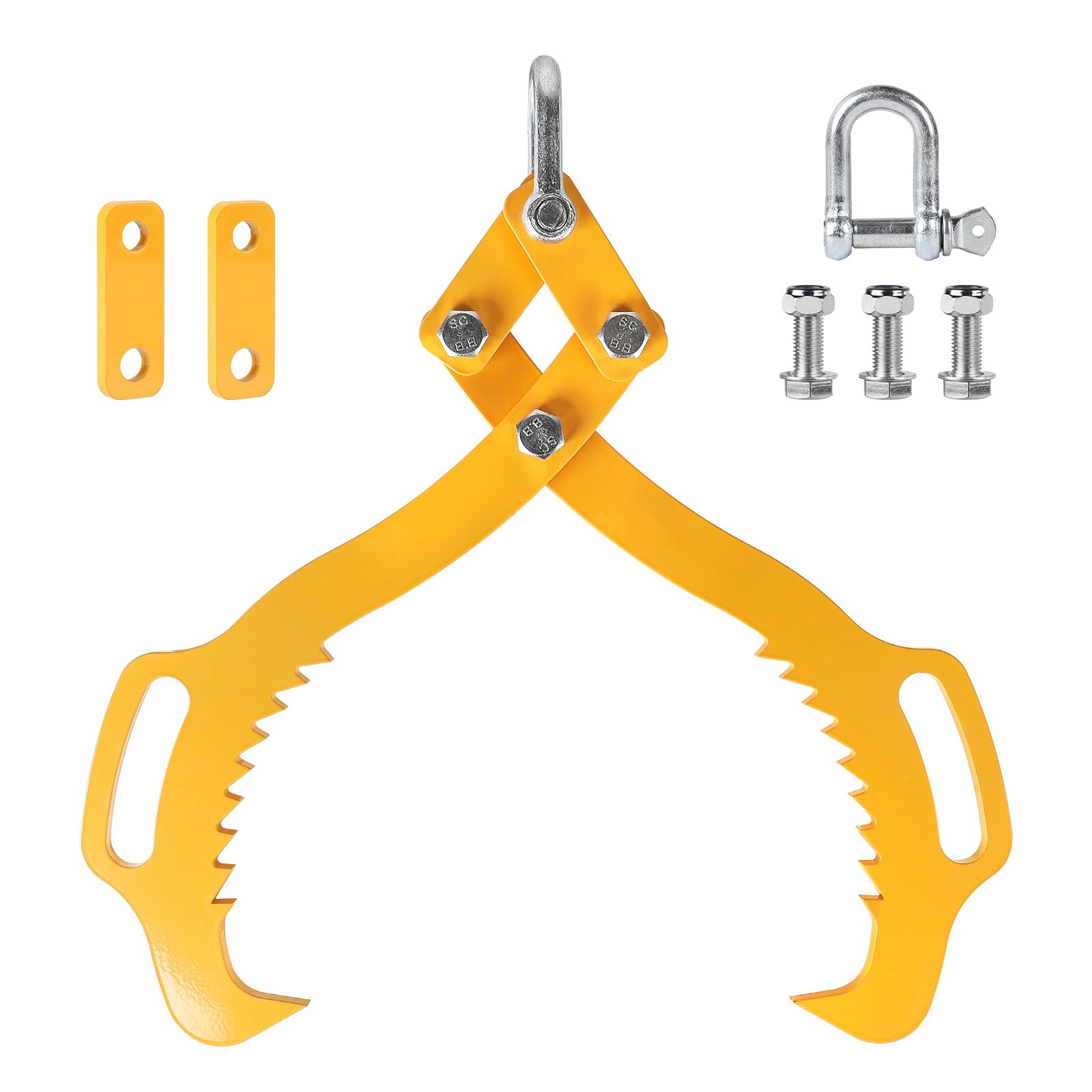 Pinza Forestale per Legna e Tronchi in Acciaio Legato