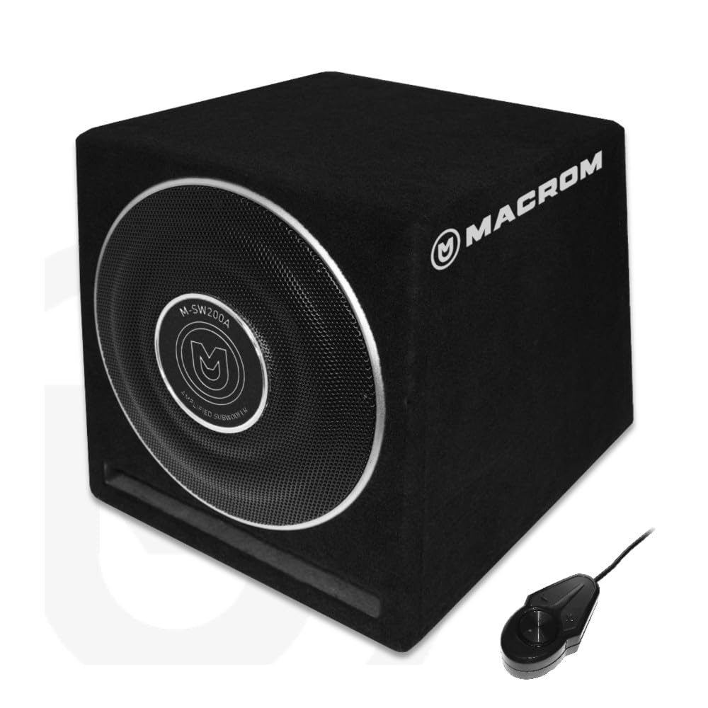 Macrom M-SW200A Subwoofer Attivo 8 pollici 200W RMS | Velz