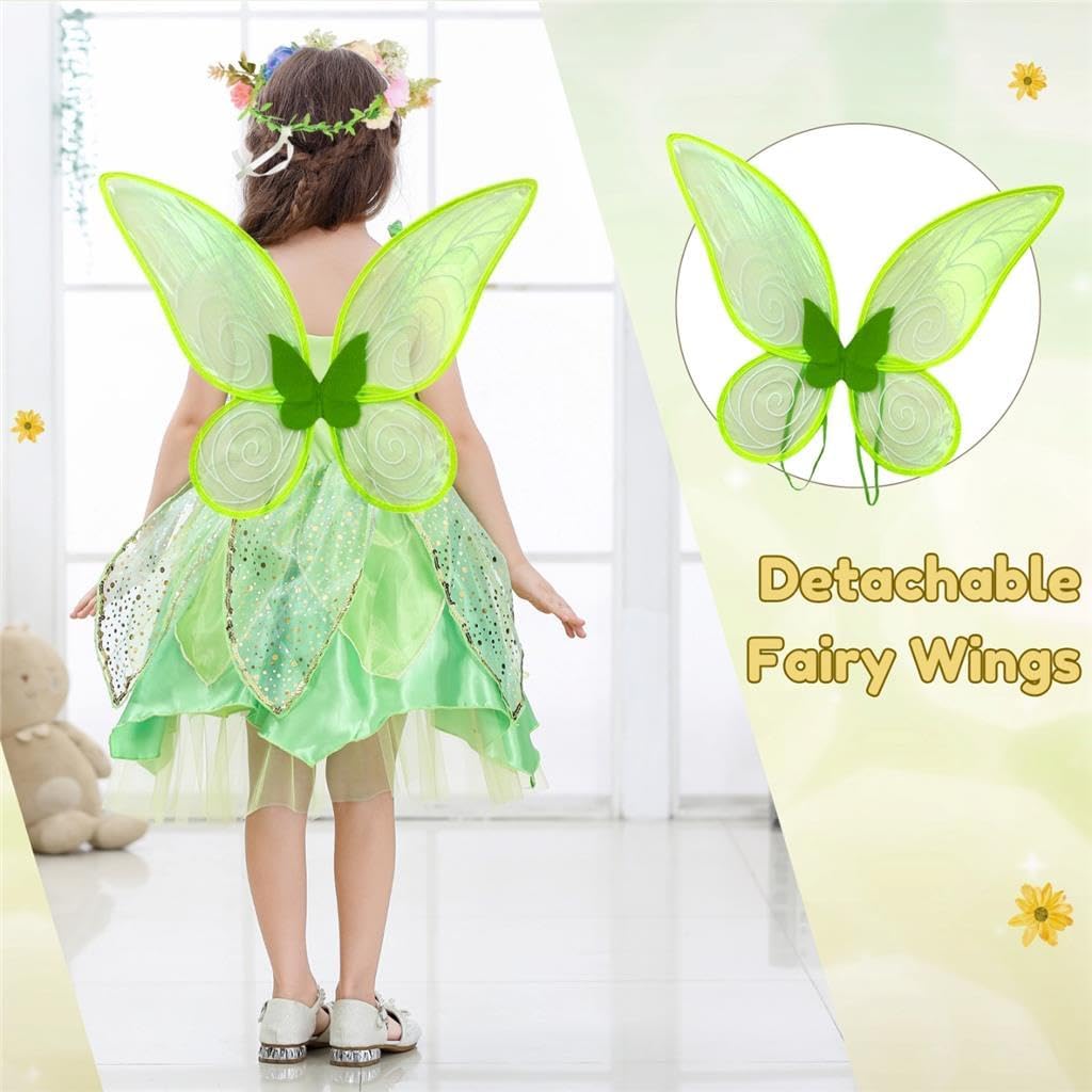 Lito Angels Trilli Tinkerbell Costume Fata Verde - immagine 5
