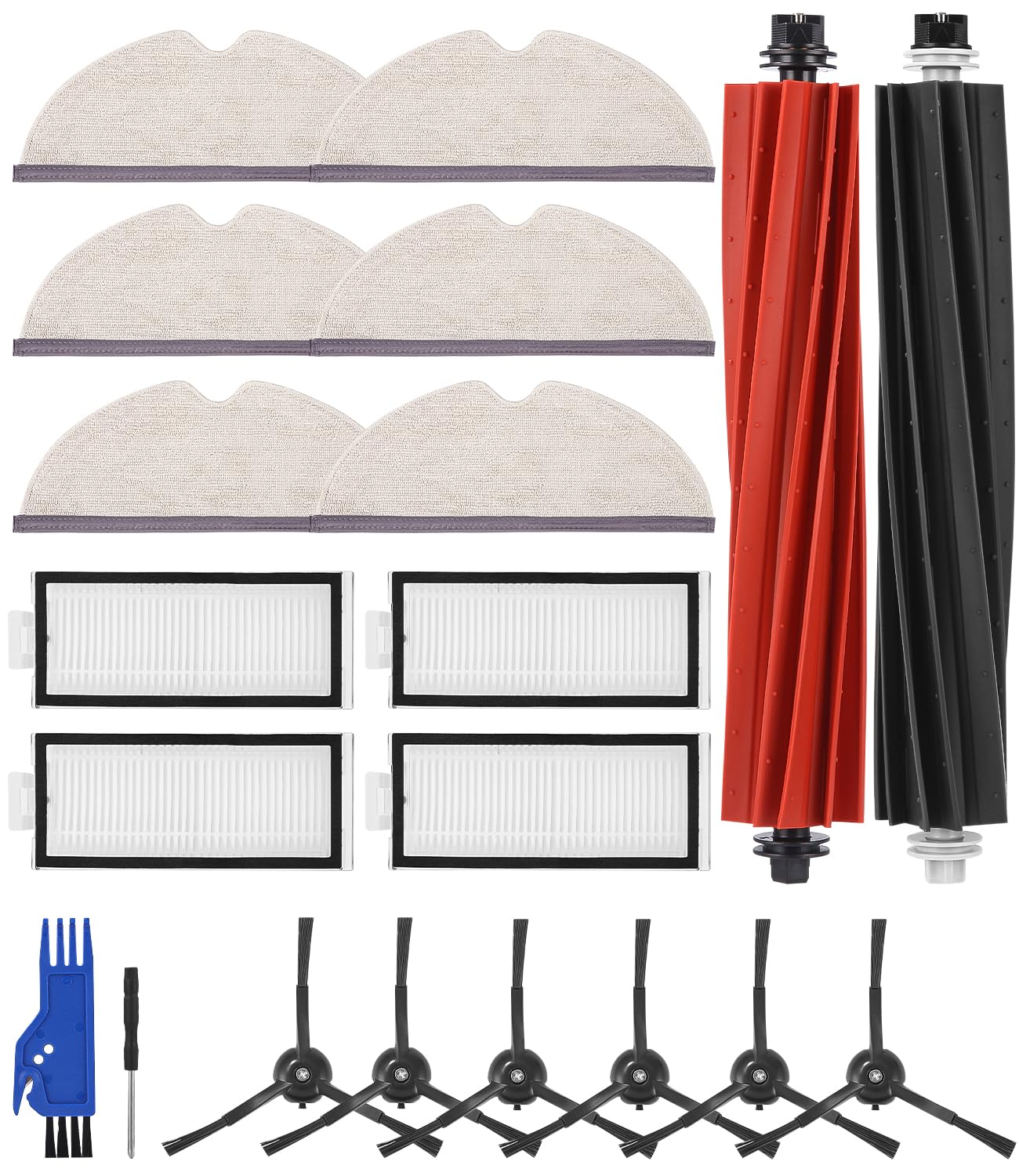 SOBEAU Kit Accessori per Roborock Q5 Pro/Q8 Max