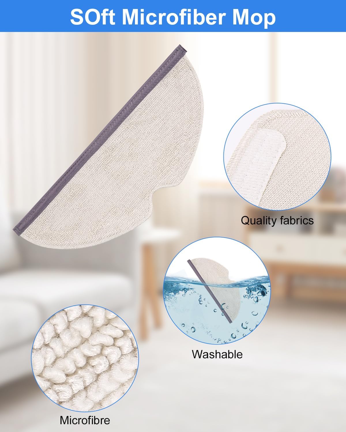 SOBEAU Kit Accessori per Roborock Q5 Pro/Q8 Max - immagine 7