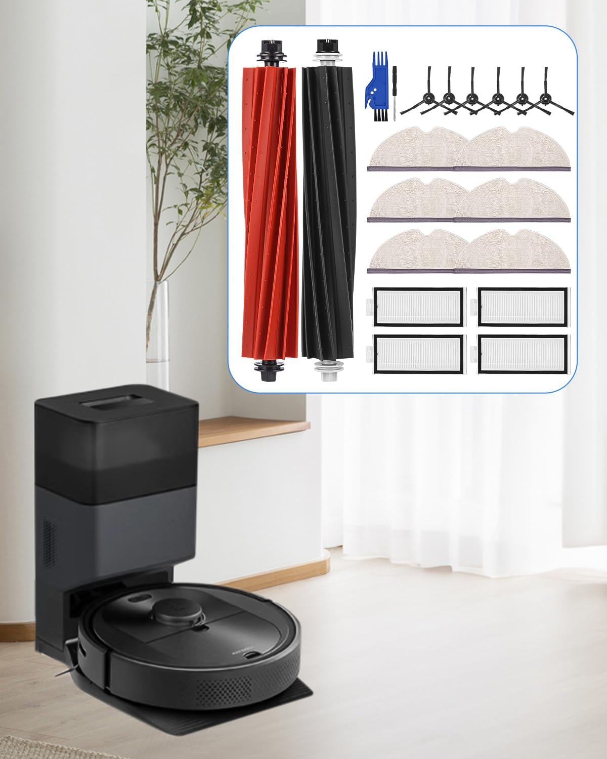 SOBEAU Kit Accessori per Roborock Q5 Pro/Q8 Max - immagine 8