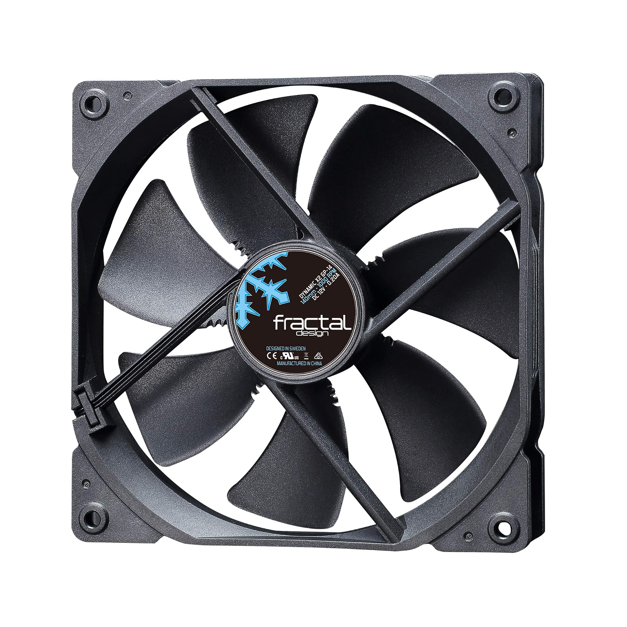 Fractal Design Dynamic X2 GP-14 Computer Fan - Silent Fan - High ...
