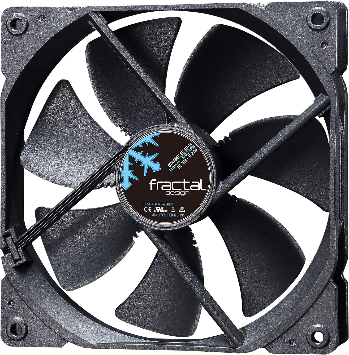 Fractal Design Dynamic X2 GP-14 Computer Fan - Silent Fan - High ...
