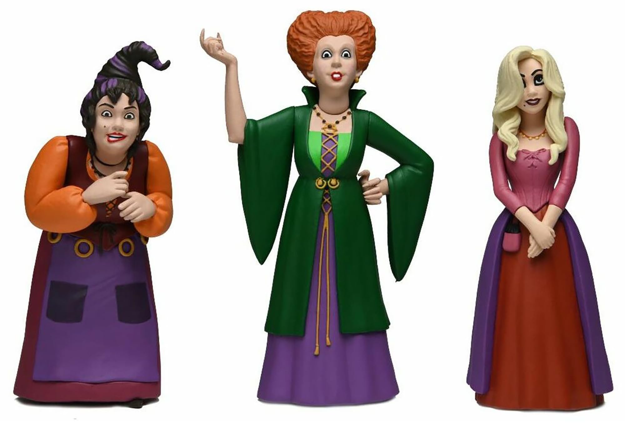 NECA Hocus Pocus Toony Terrors Sanderson Sisters - Confezione da 3