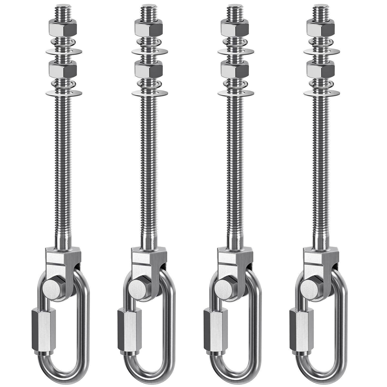 Dolibest 4 Ganci per Altalena M10x180mm