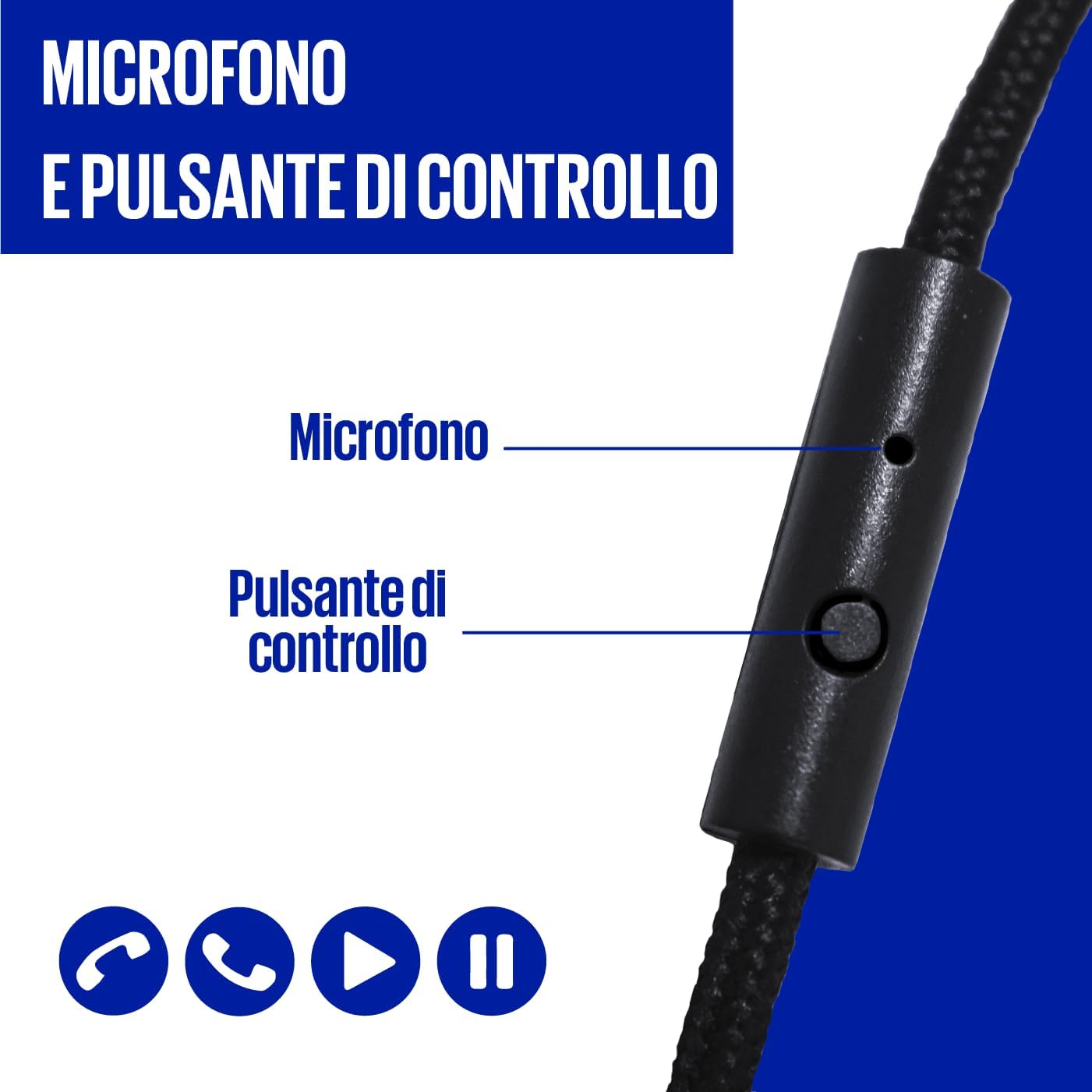 Techmade CUFFIE INTER con Microfono Incorporato - immagine 3