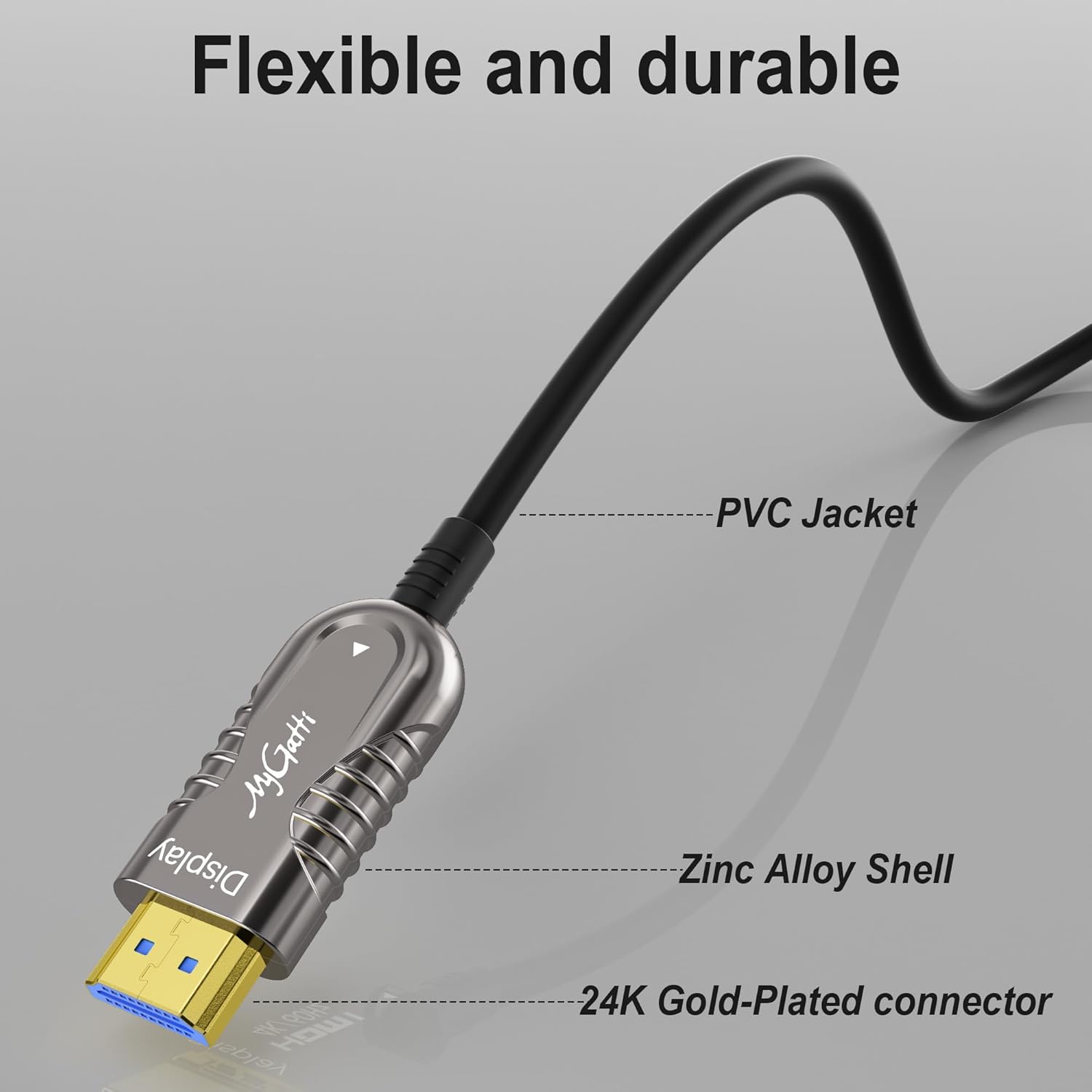 Cavo Fibra Ottica HDMI 2.0 4K@60Hz 18Gbps 200 metri - immagine 2