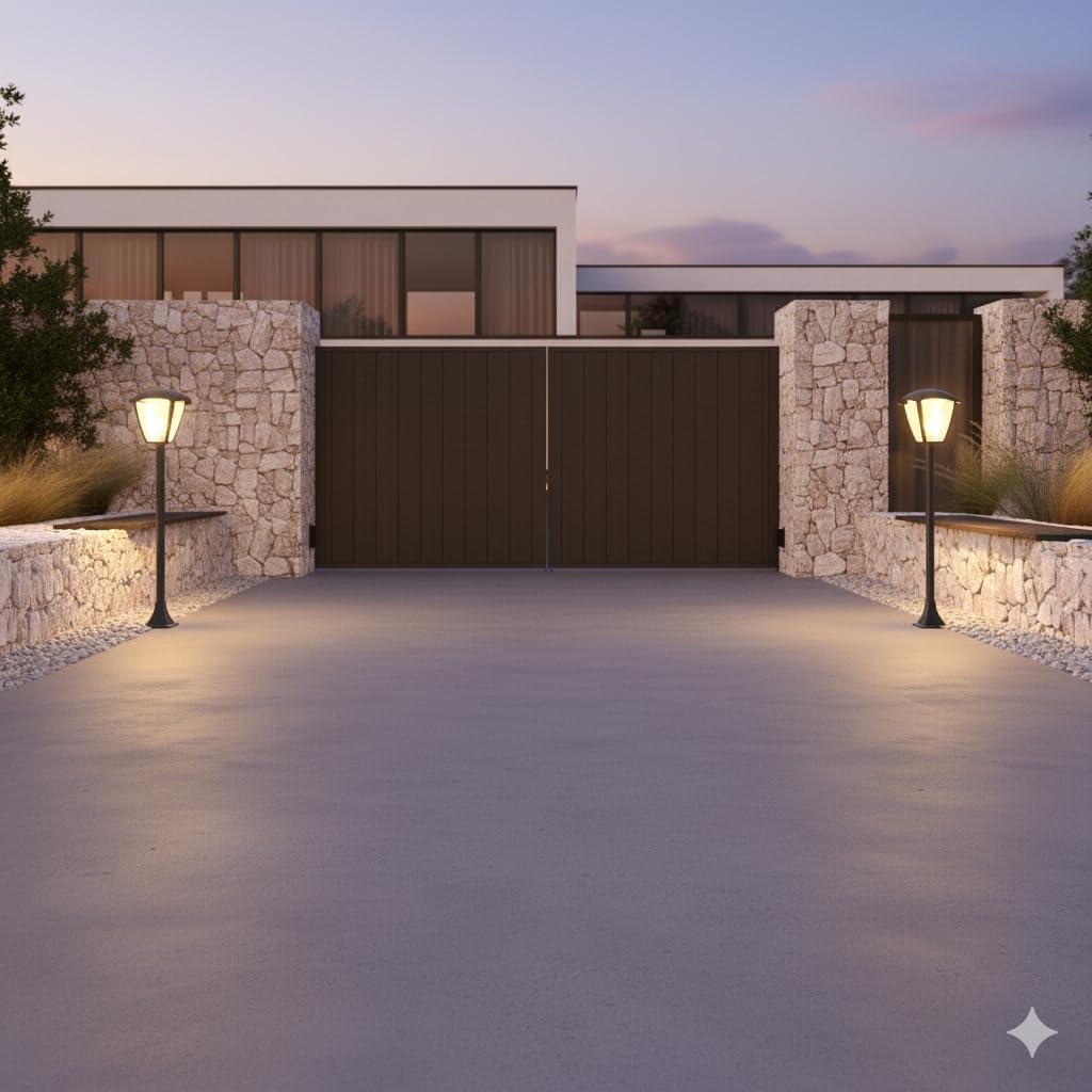 M Ledme Faro LED Esterni Ronse Plus, Nero - immagine 3