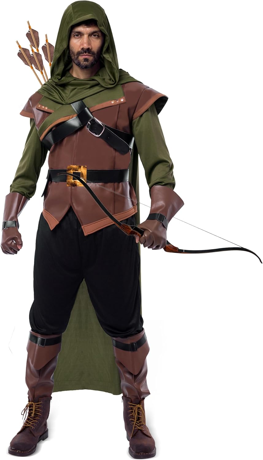 Spooktacular Creations Costume Robin Hood da Uomo - immagine 1