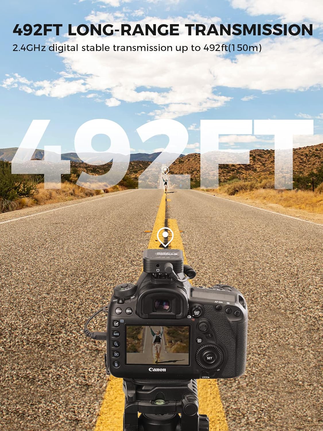 Synco G1(A1) Pro Microfono Lavalier Wireless 2,4 GHz - immagine 2