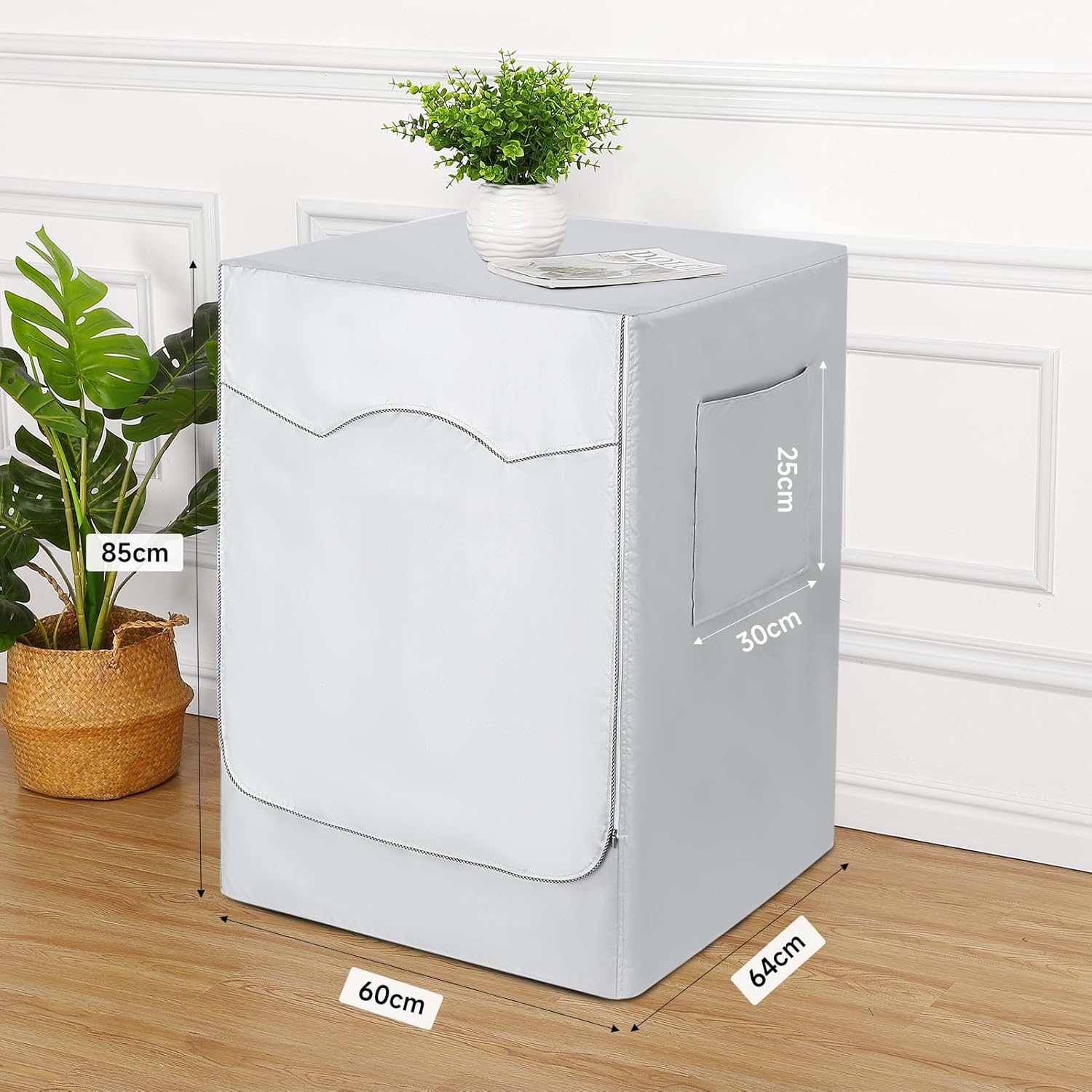 HAUSPROFI Copertura Lavatrice per Esterno 60x64x85 CM - immagine 6