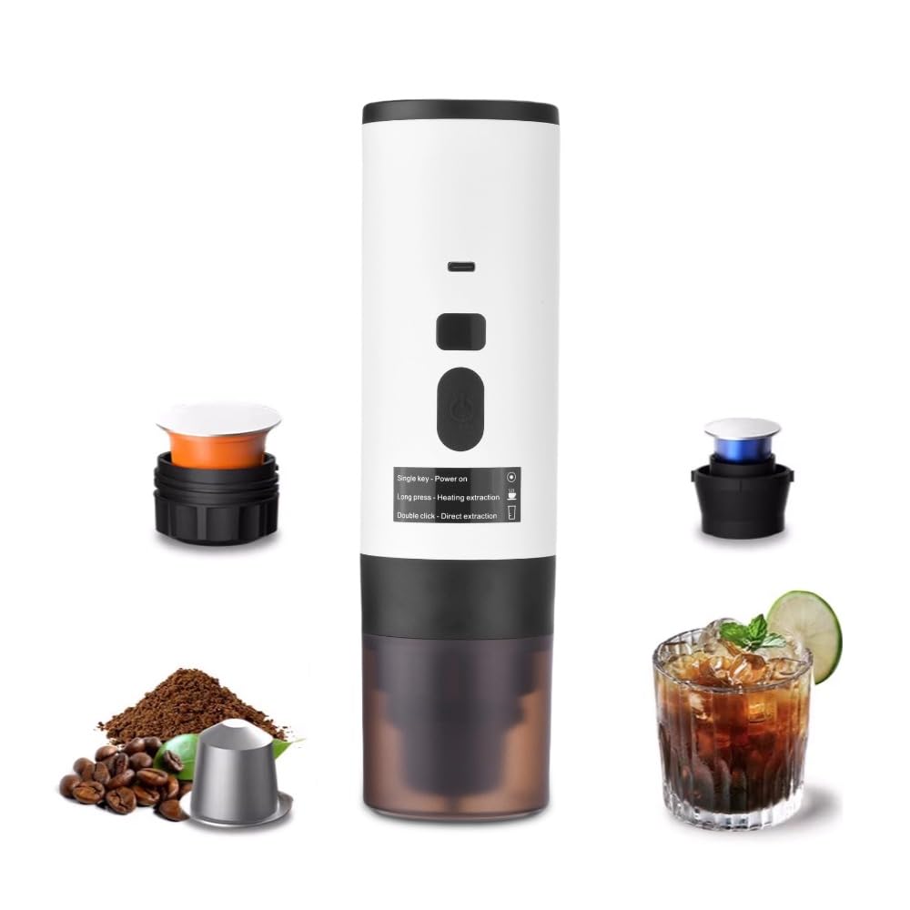 Irishom Macchina caffè espresso portatile 3 in 1