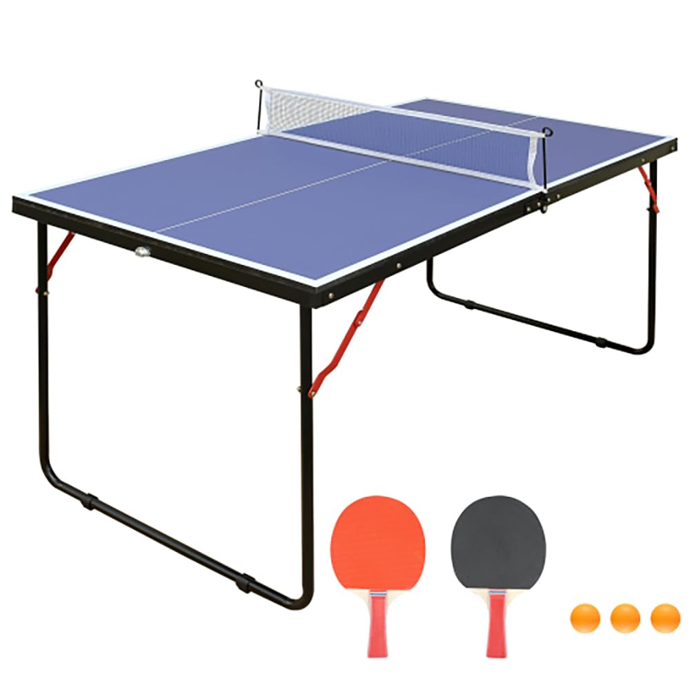 Gymflex Tavolo da ping pong pieghevole e portatile 137x76cm