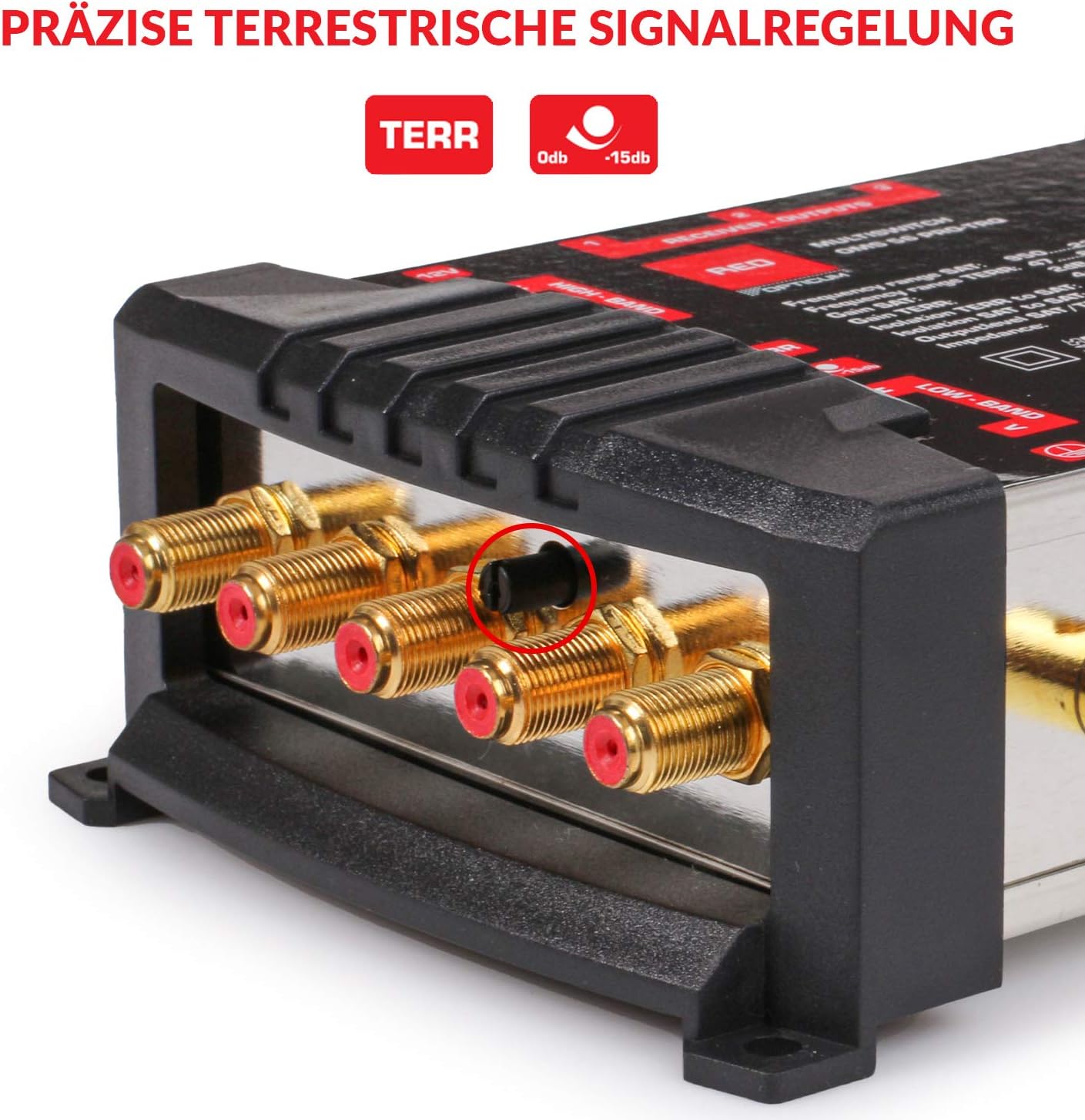 RED OPTICUM OMS 5/32 PRO TRQ - Multiswitch Satellitare - immagine 4