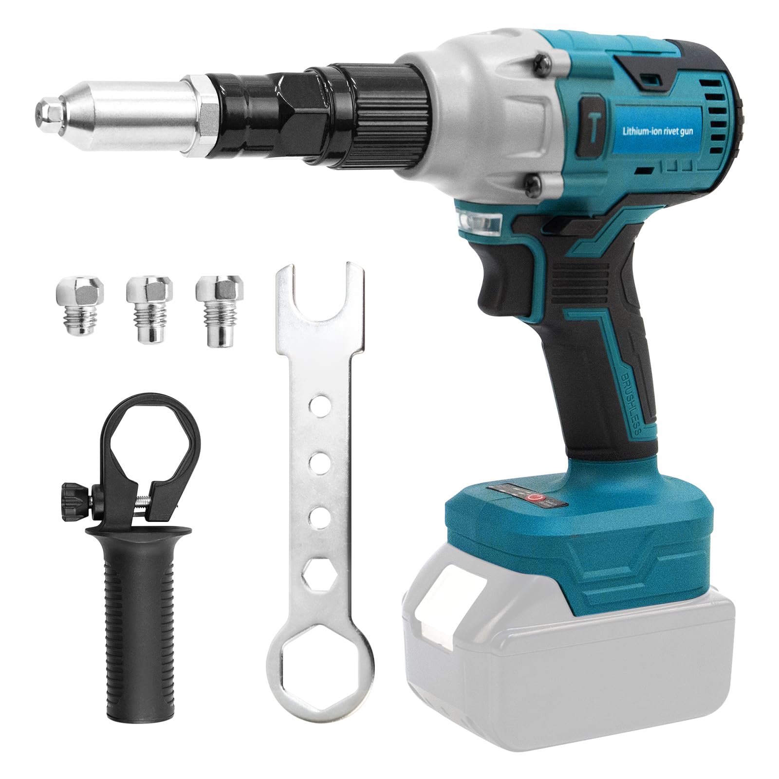 LIROPAU Rivettatrice a Batteria Brushless per Makita 18V