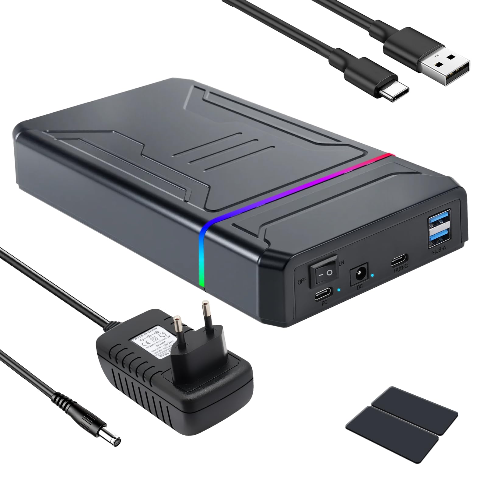 Docking Station 10Gbps per M.2 NVMe e SATA SSD/HDD